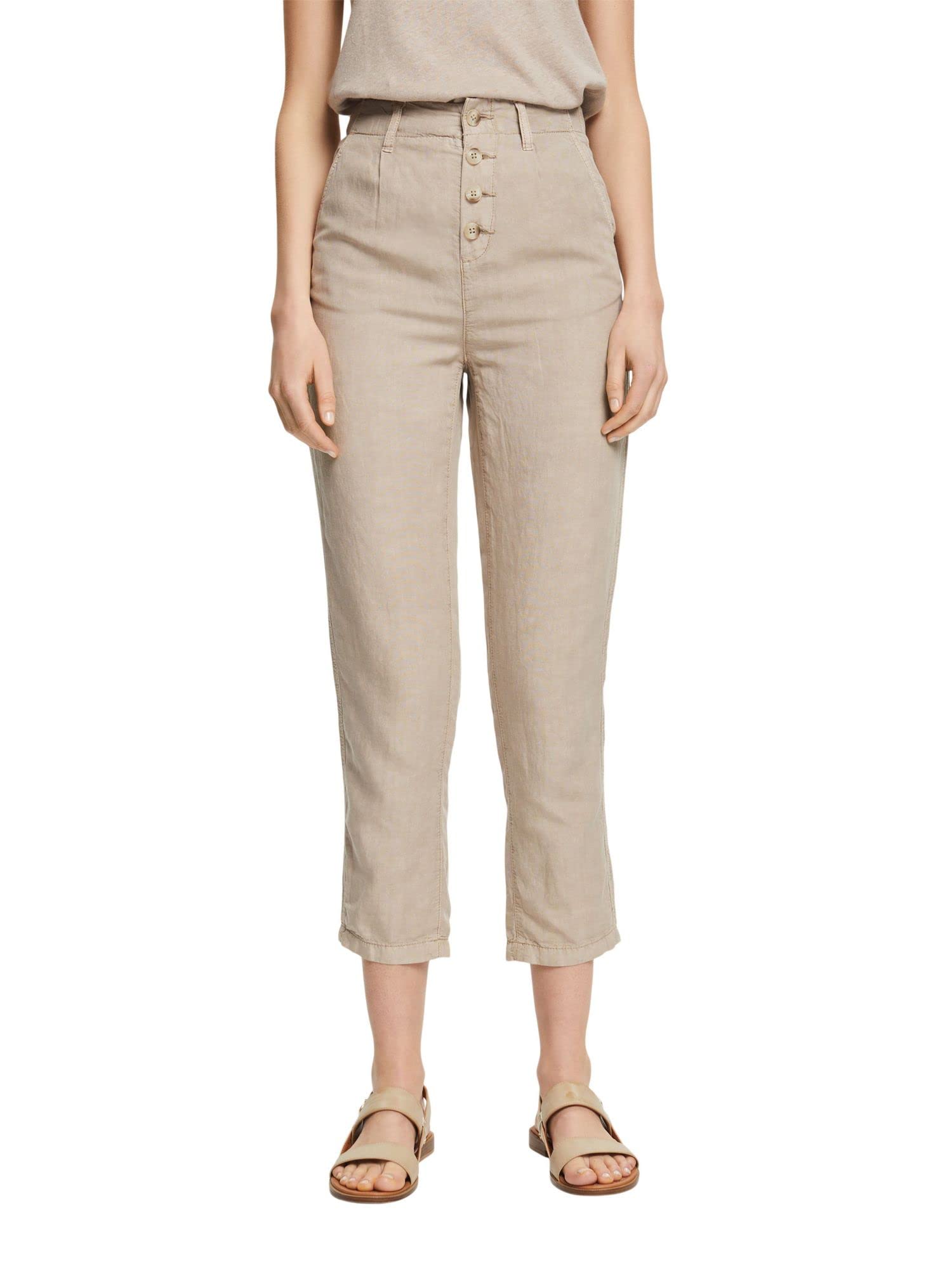 esprit-042ee1b310-damen-hose-leichter-alltagsschnitt-mit-sparpreis image 8