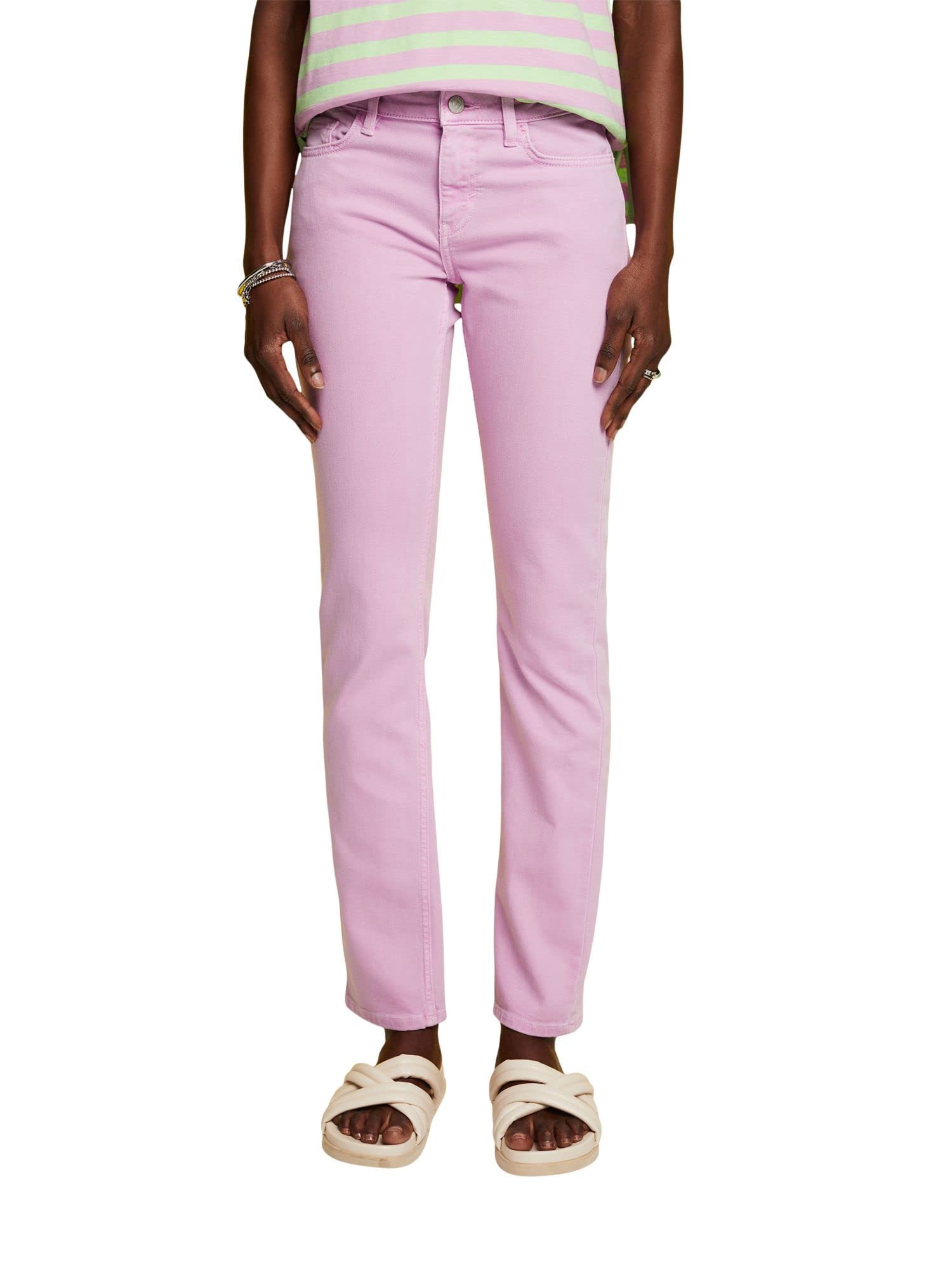 esprit-033cc1b313-damen-hose-l-ssige-herbst-winter-hose-mit-langlebiger-markenqu image 1
