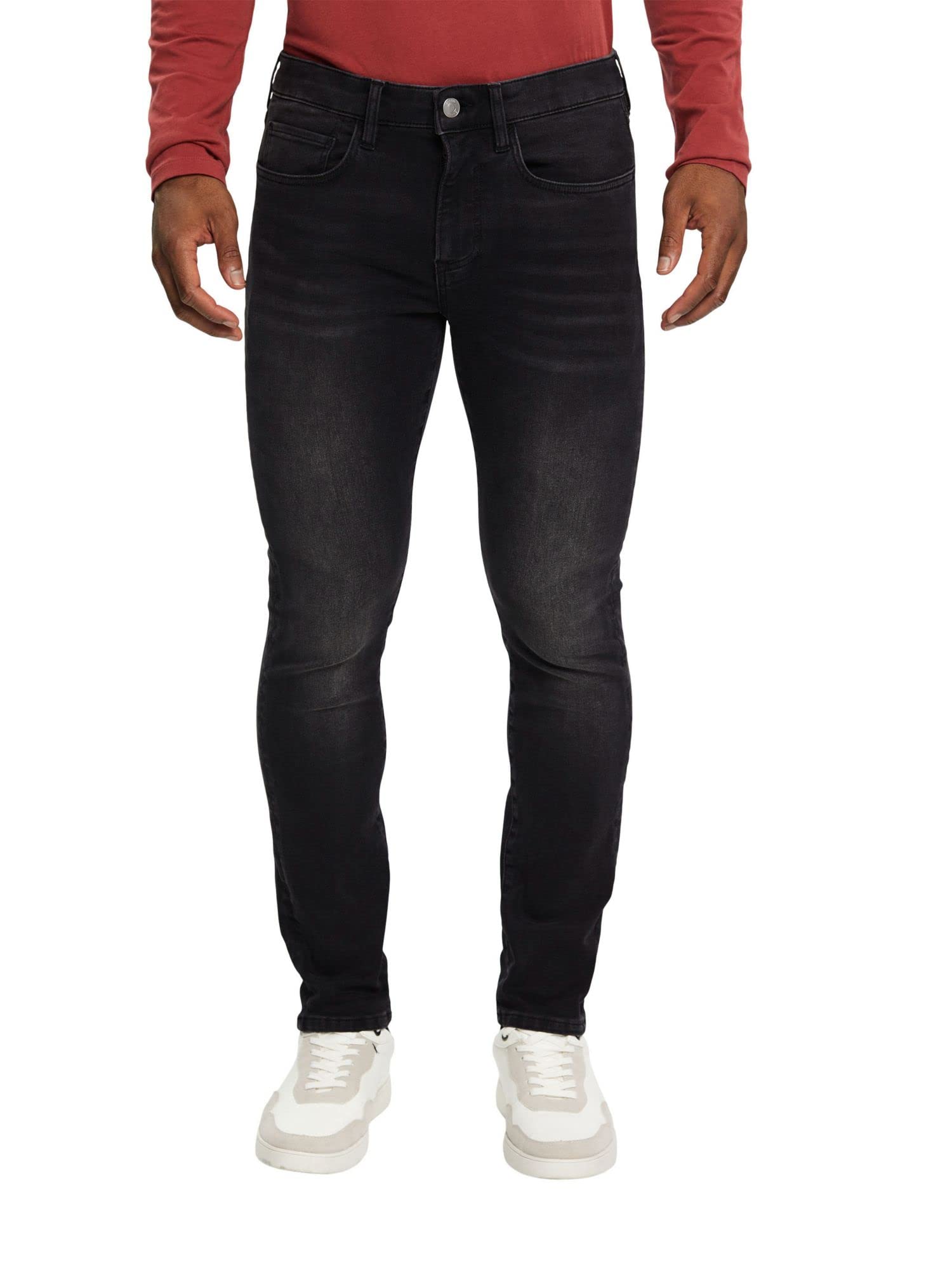 esprit-992ee2b312-herren-jeans-grey-medium-washed-nachhaltige-5-pocket-jeans-in- image 2