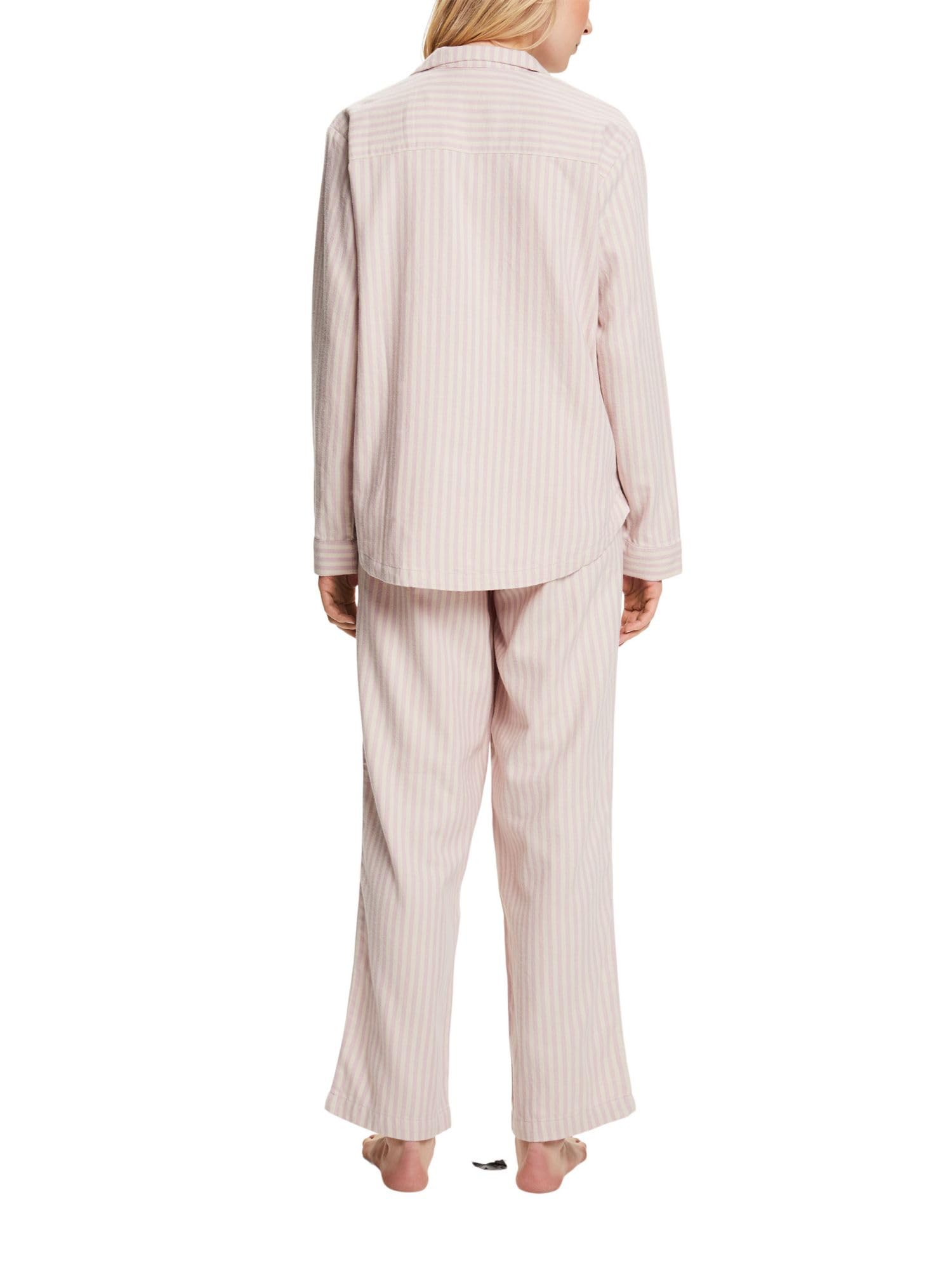 esprit-flannel-wv-stripe-damen-pyjamaset image 2