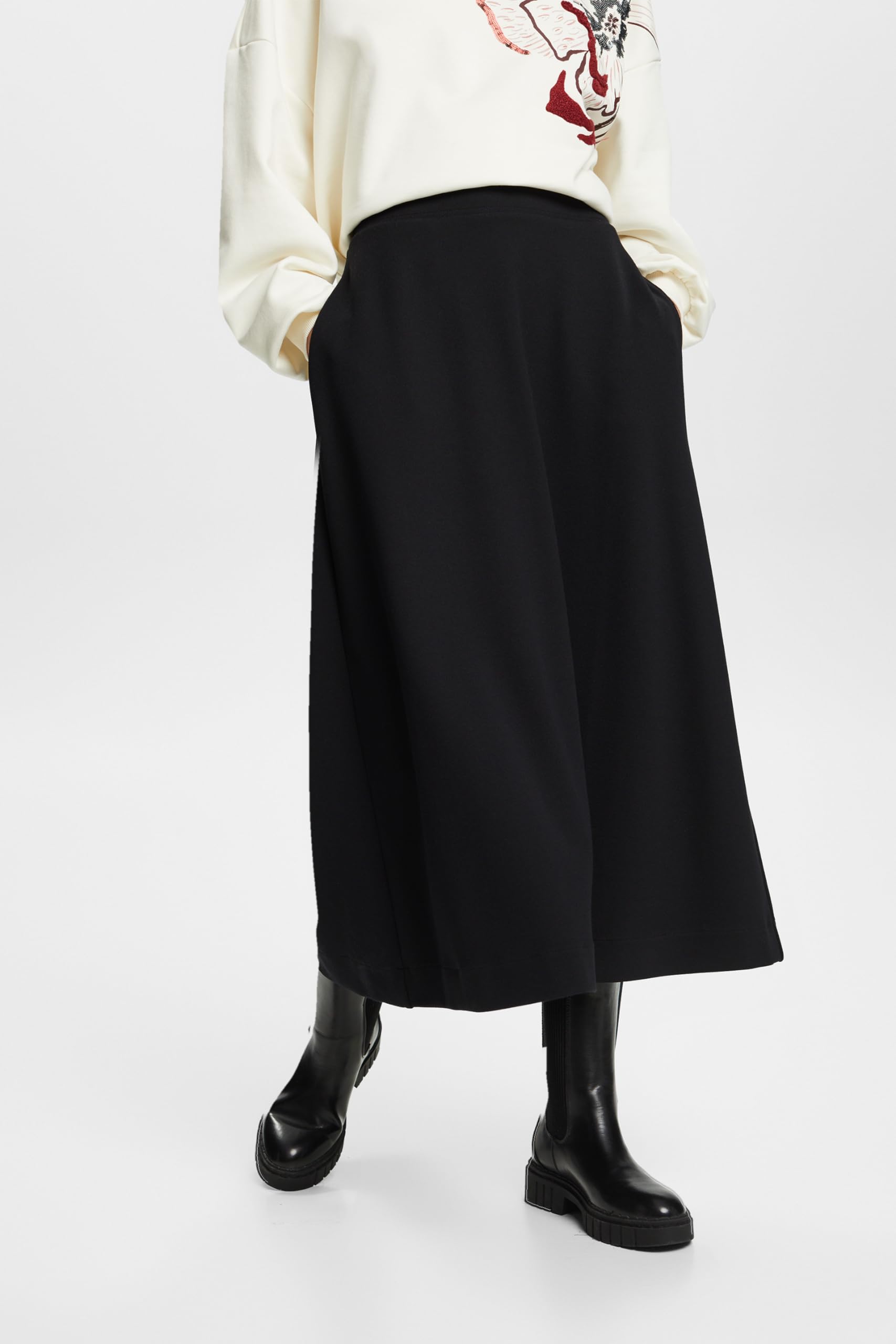 esprit-damen-rock-schwarz-gr-e-m-klassischer-midirock image 3