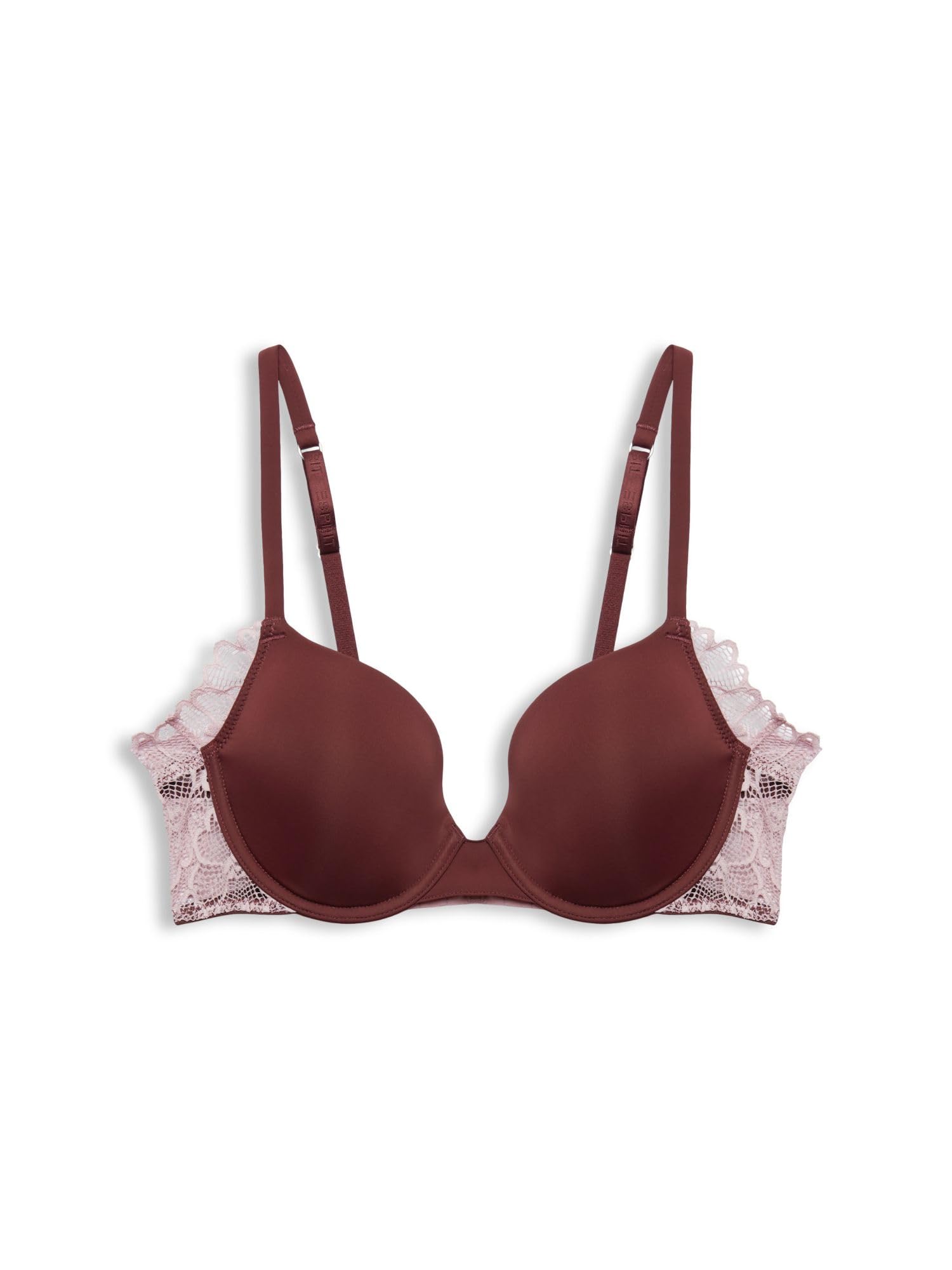 esprit-big-flower-lace-damen-t-shirt-bh-mit-pads image 3