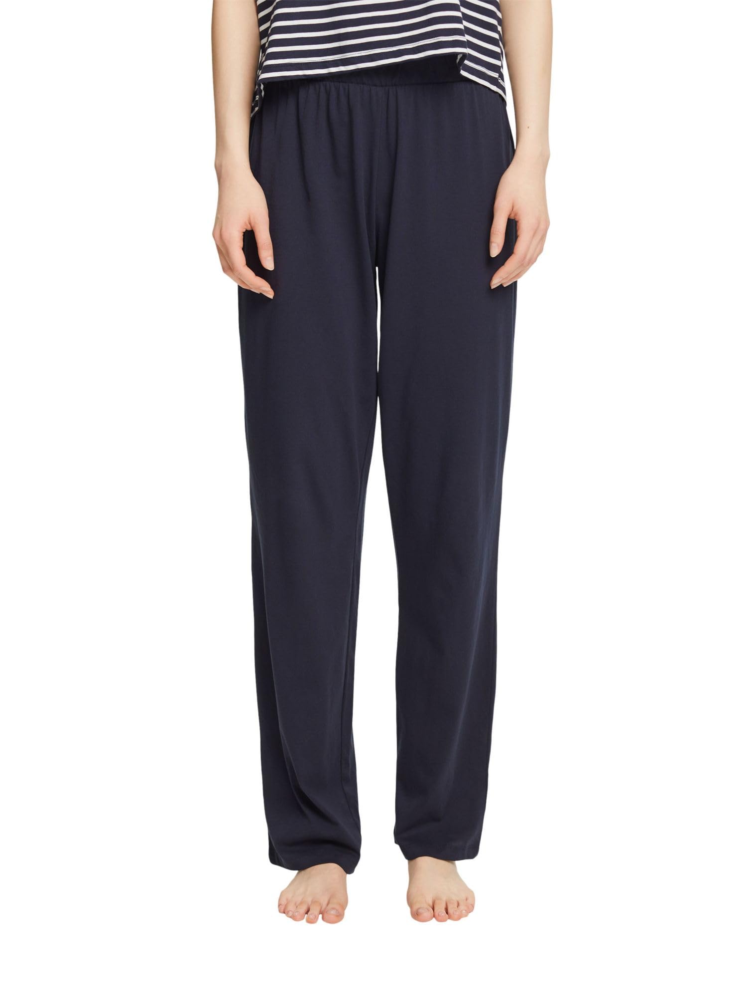 esprit-mia-damen-pyjamaunterteil-lange-schlafhose-mit-komfortbund image 1