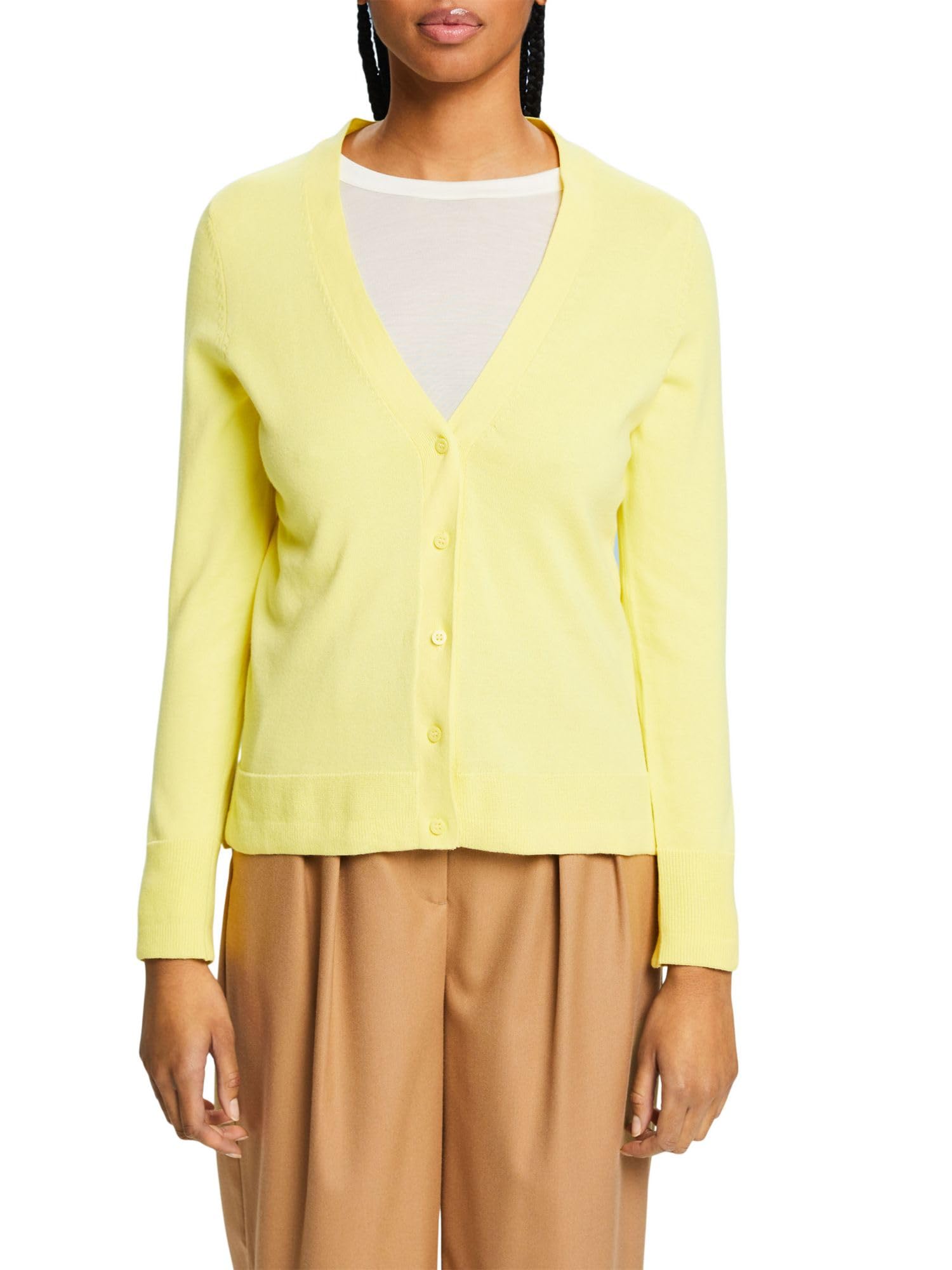 esprit-994ee1i312-damen-strickjacke-strick-cardigan-mit-offener-front image 6