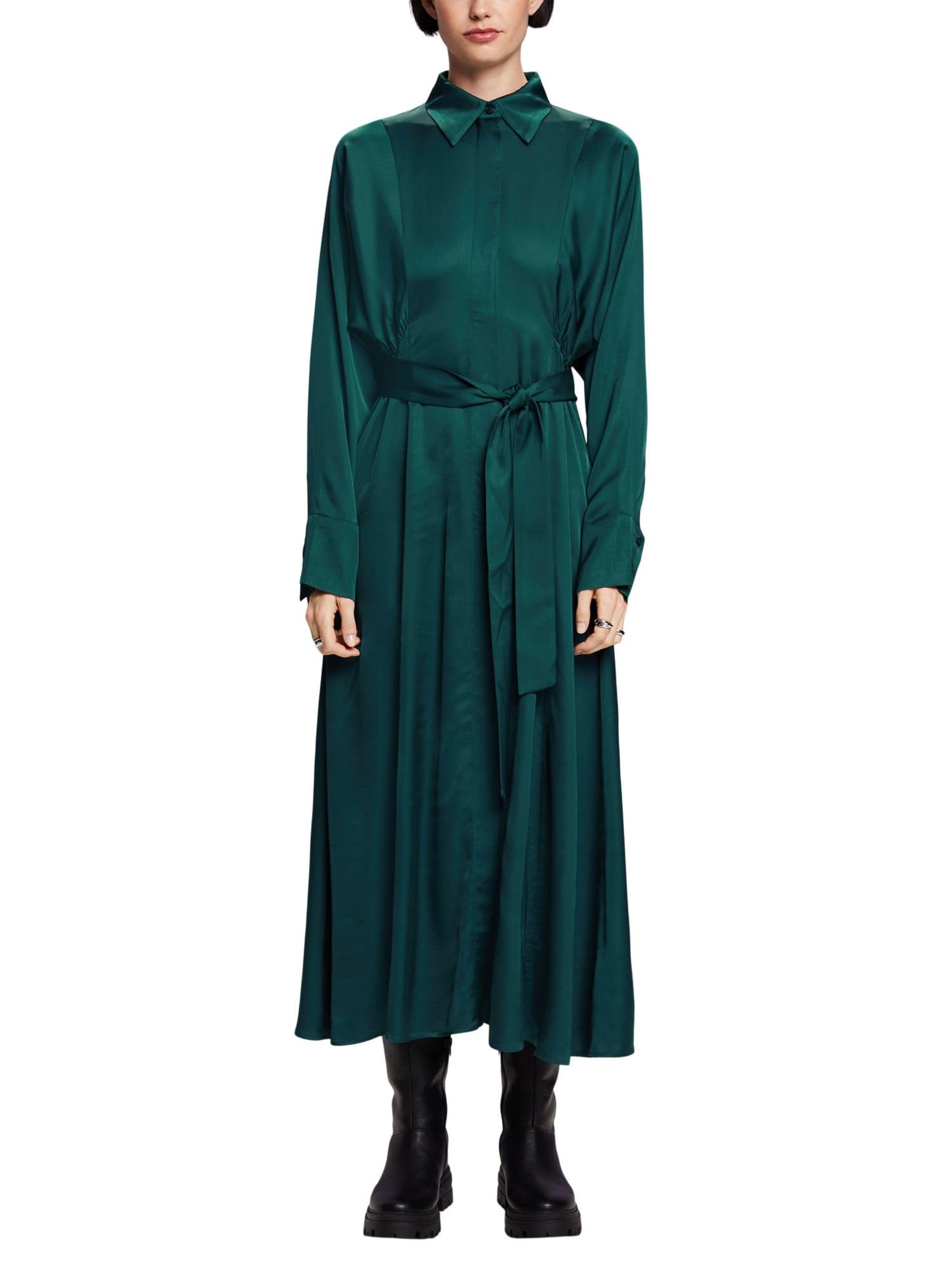 esprit-103ee1e331-damen-kleid-elegantes-midikleid-mit-klarer-passform-und-vielse image 6