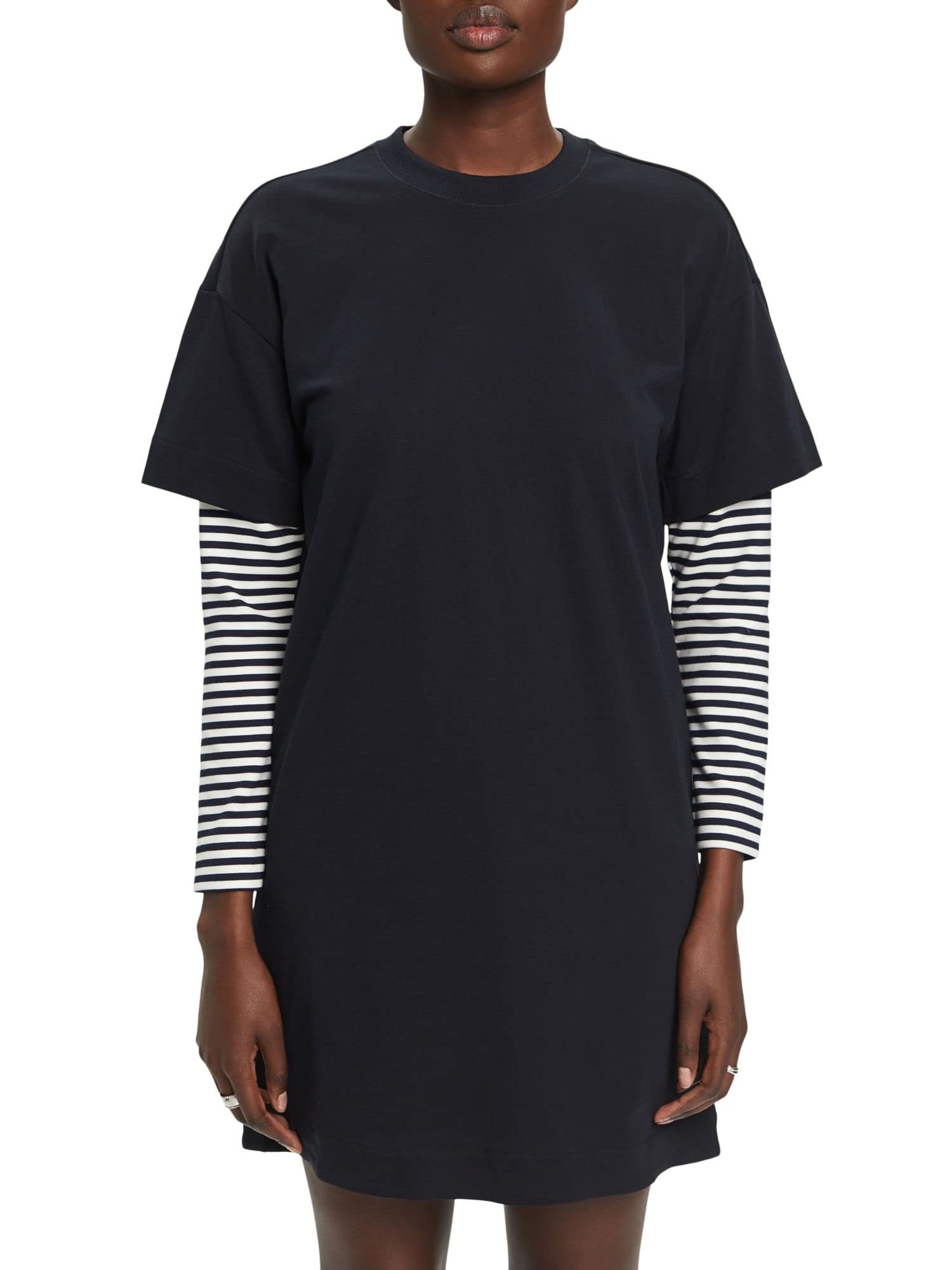 esprit-033cc1e301-damen-kleid-zeitloses-markenkleid-mit-regul-rer-passform image 1