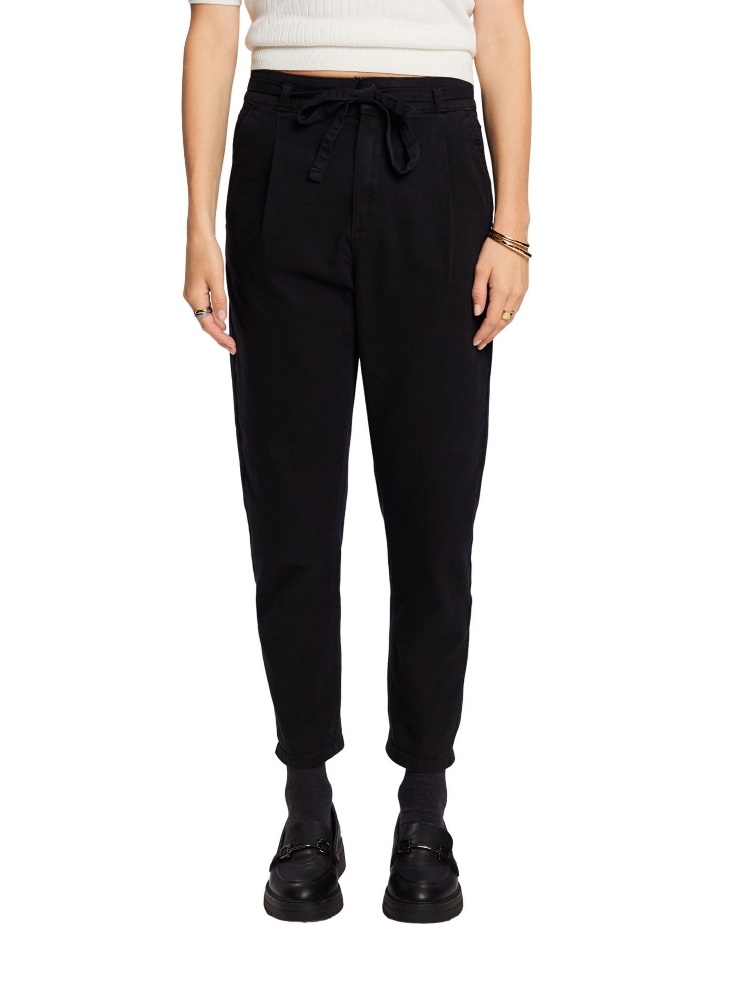 esprit-993cc1b311-damen-hose-bequeme-stoffhose-mit-lockerer-gr-engetreuer-passfo image 1