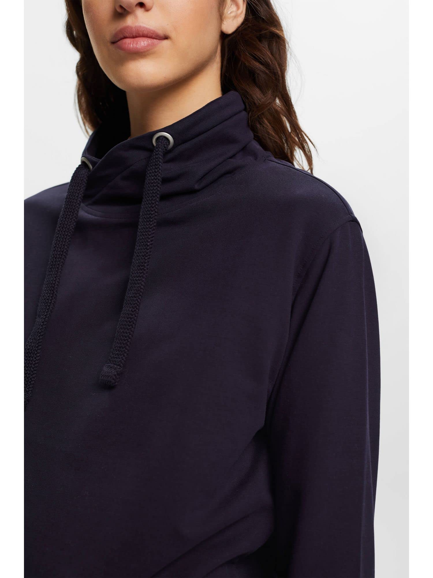 esprit-sweatshirt-023cc1j306-damen-sweatshirt-in-400-navy-entspannter-passform-s image 4