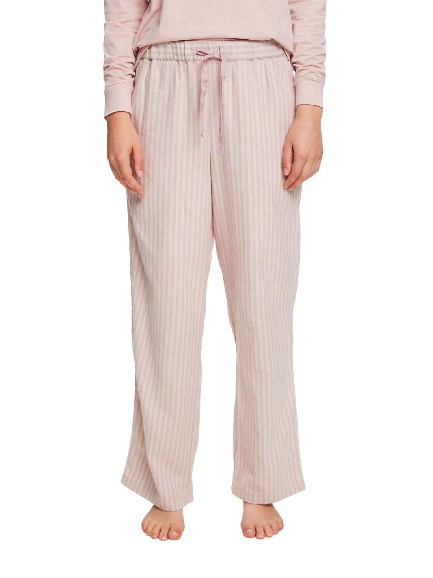 esprit-damen-flannel-wv-stripe-pyjamaunterteil-schlafhose-aus-kuscheligem-flanel image 1