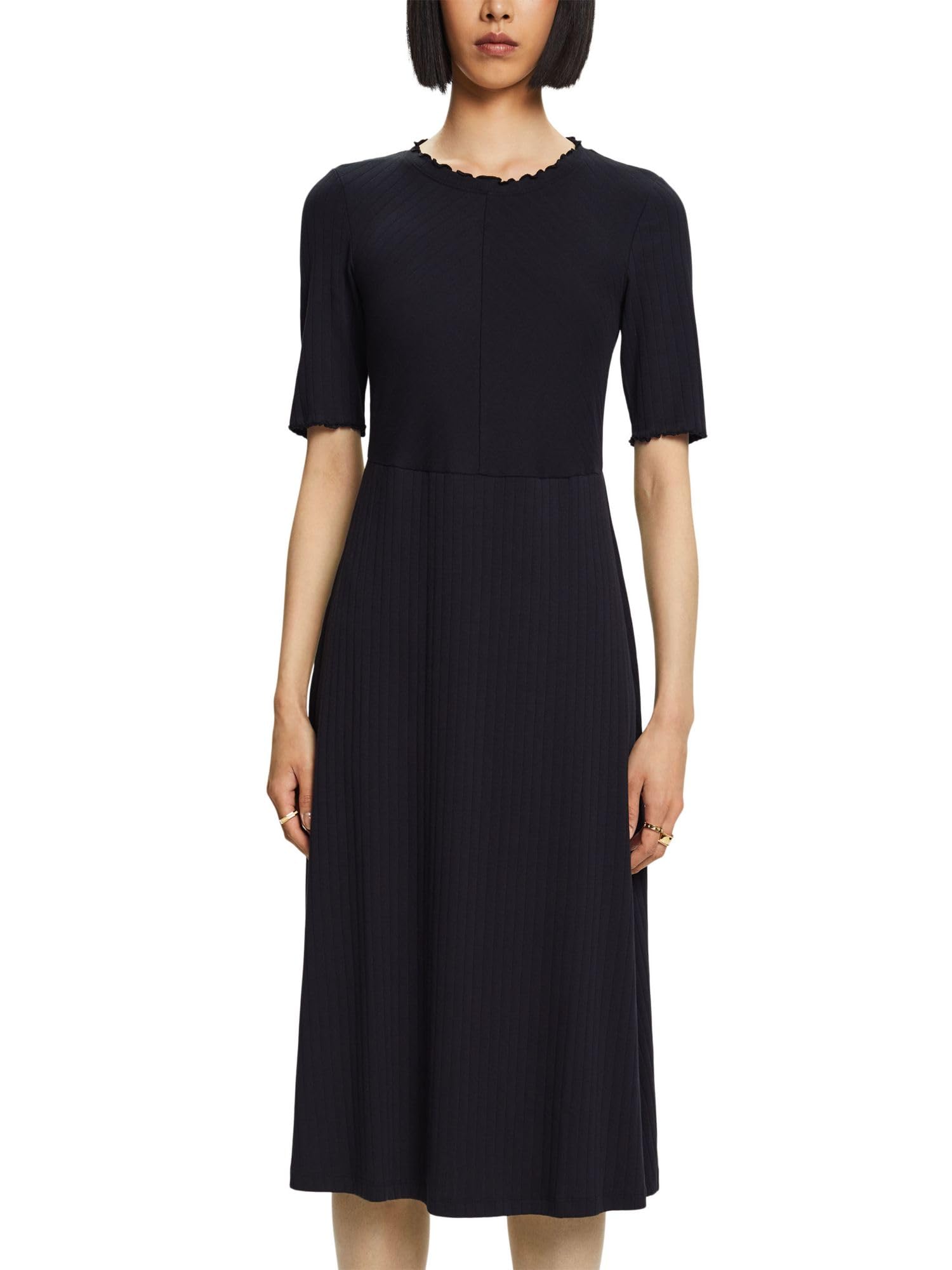 esprit-083cc1e313-damen-kleid-feminines-alltagskleid-in-zeitlosem-design image 1