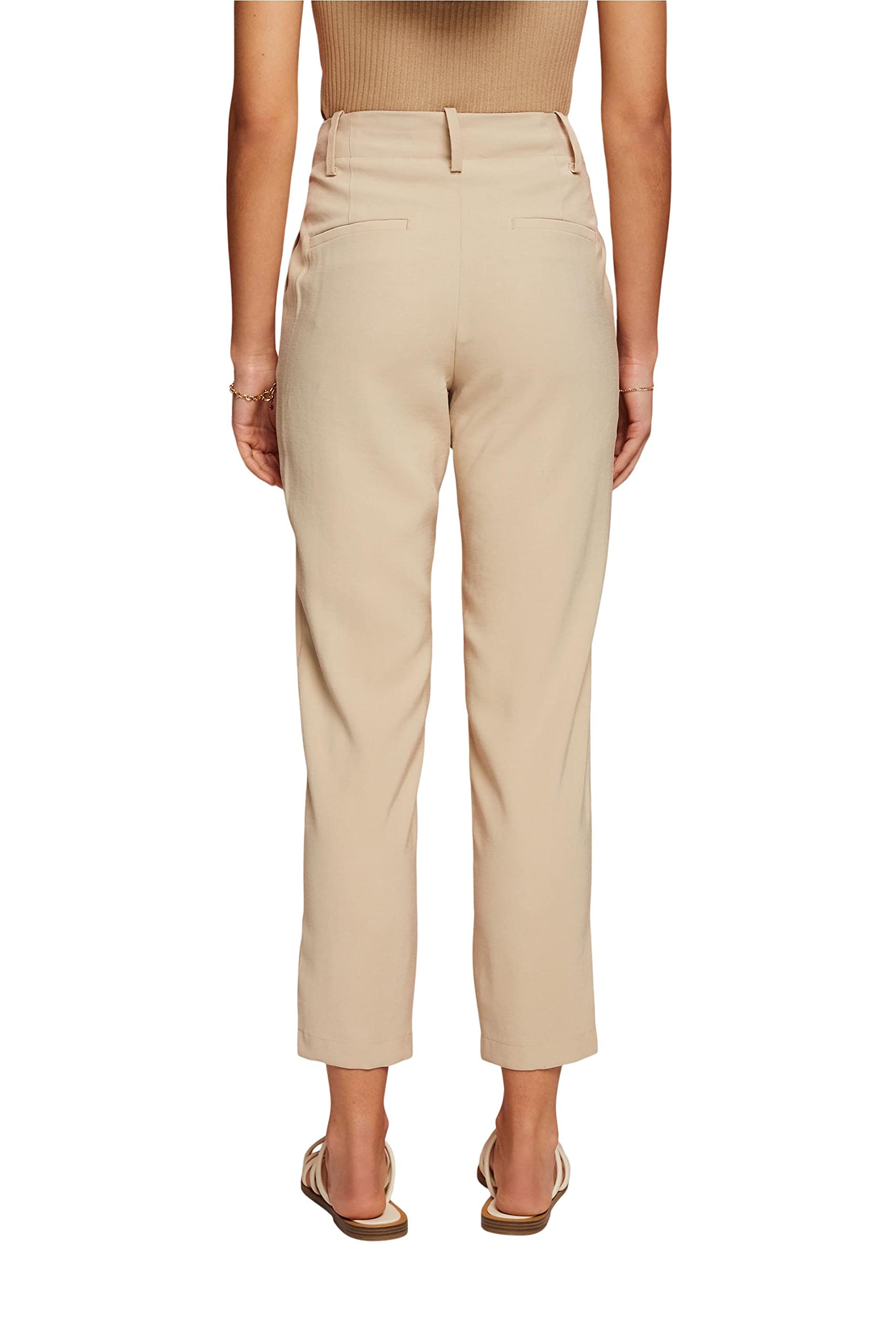 esprit-043ee1b330-damen-hose-bequeme-stoffhose-mit-lockerer-passform-zum-kombini image 2