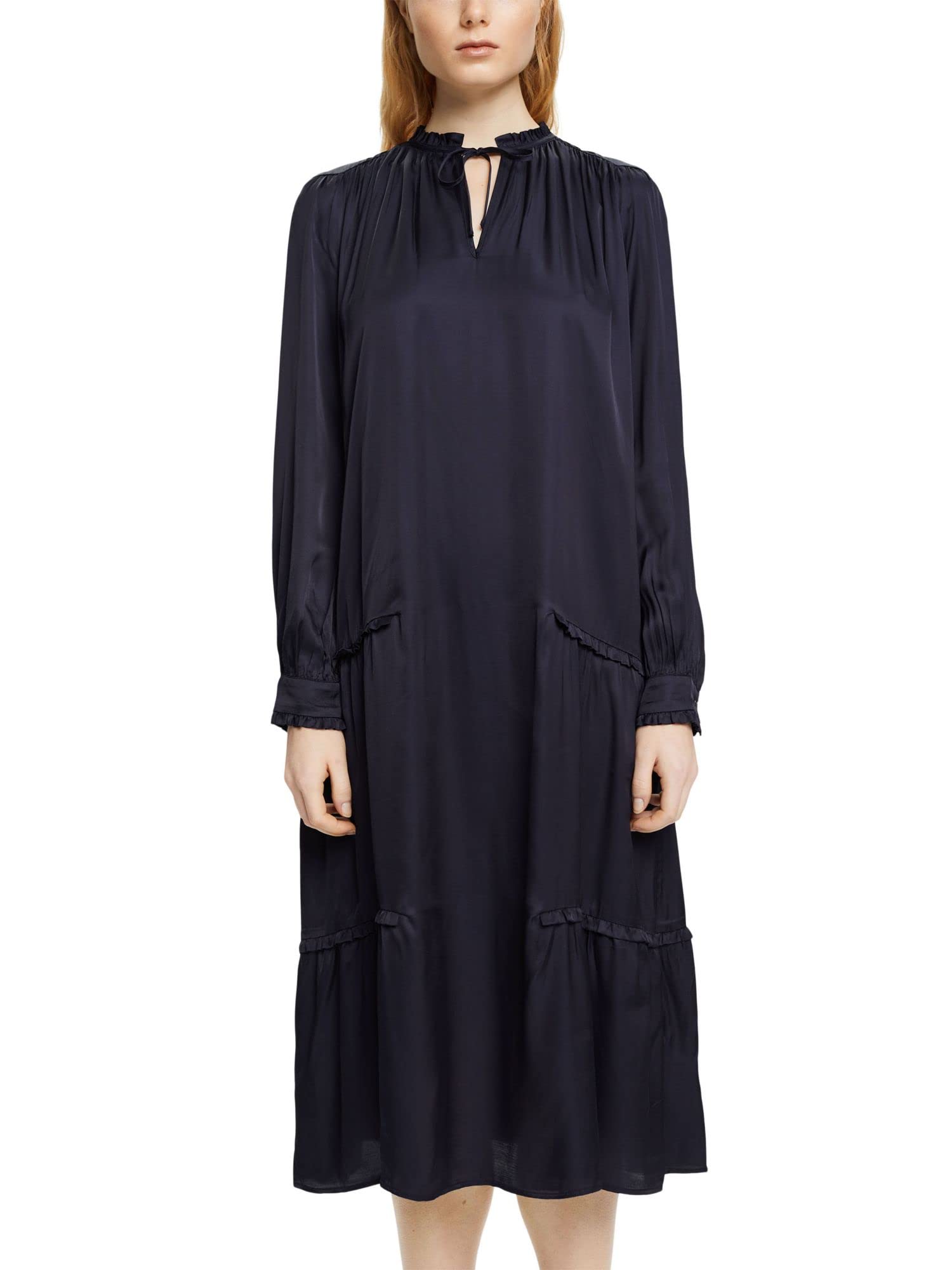 esprit-023eo1e305-damen-kleid-collection-freizeitkleid-in-navy-gr-e-36-elegance- image 3