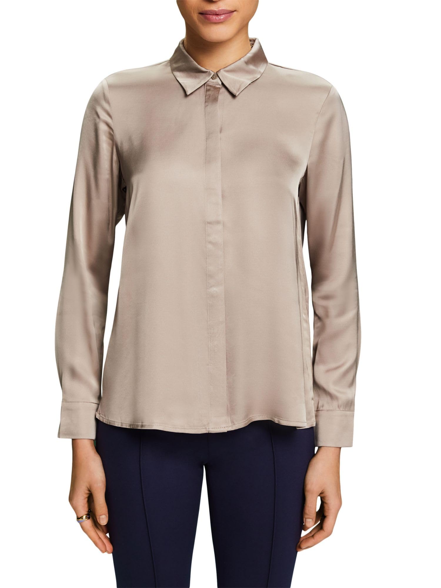 esprit-993ee1f325-damen-bluse-klassische-bluse-mit-gr-engetreuer-passform image 8
