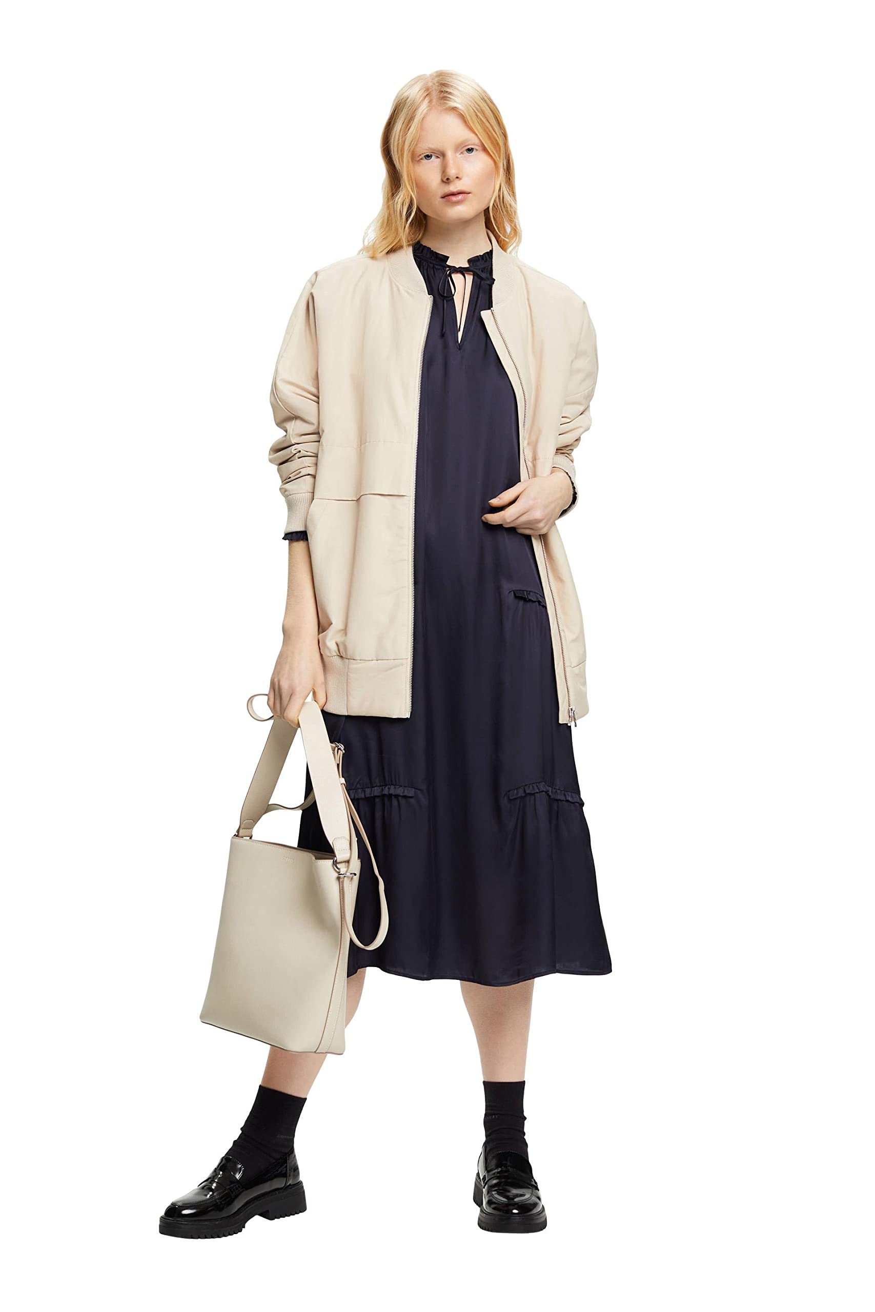 esprit-023eo1e305-damen-kleid-collection-freizeitkleid-in-navy-gr-e-36-elegance- image 6