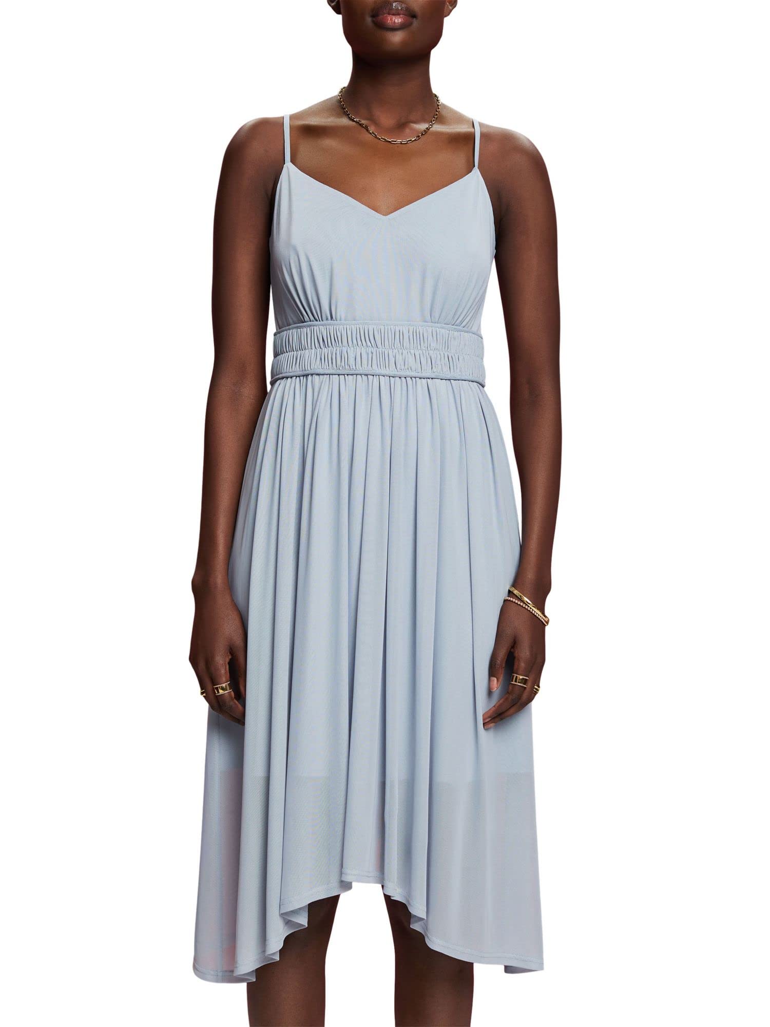 esprit-043eo1e333-kleid-damen-kleid-mit-gr-entreuer-esprit-passform image 1