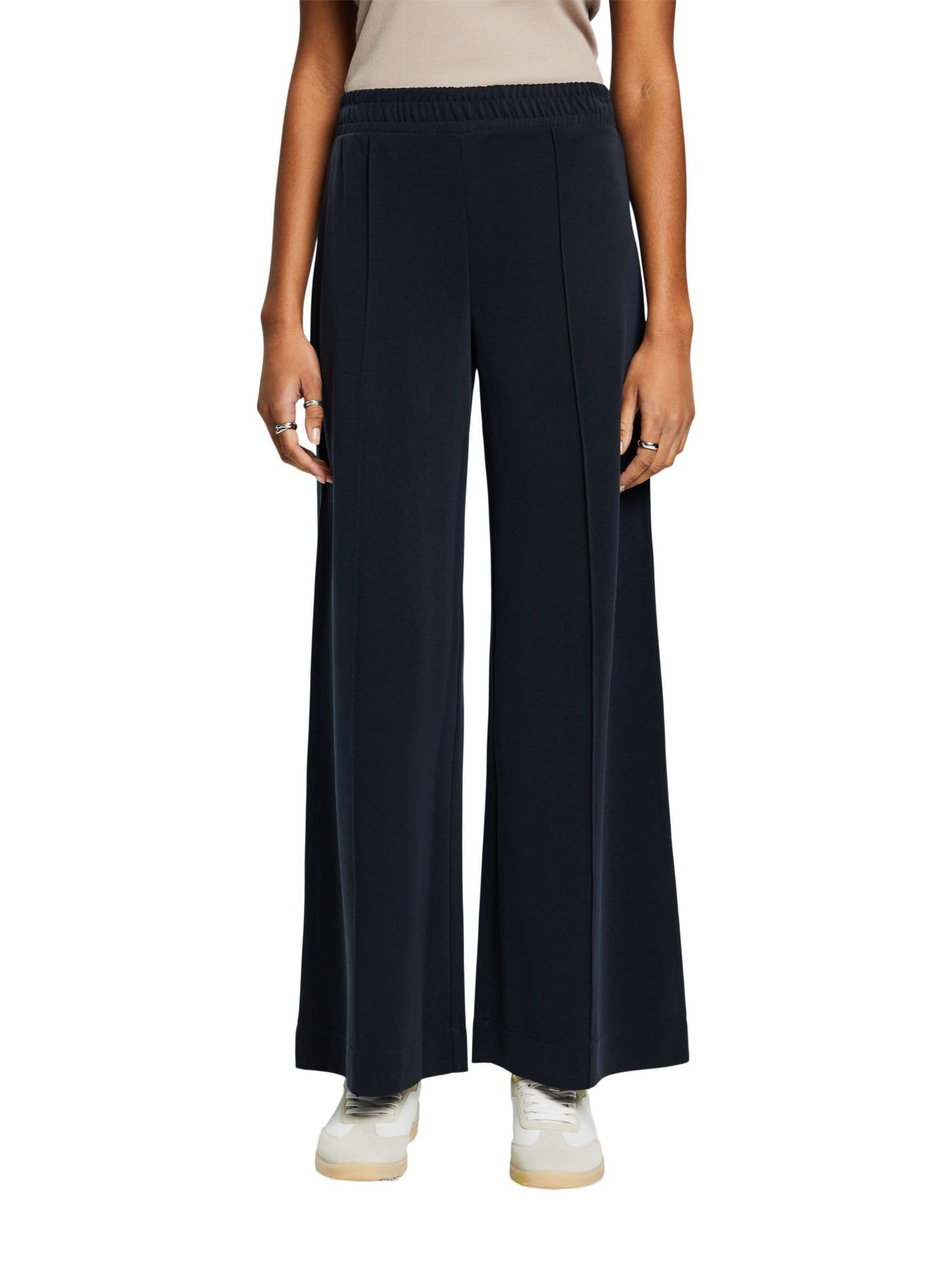 esprit-994ee1b301-damen-hose-klassische-marken-hose-mit-normaler-bundweite-und-s image 1