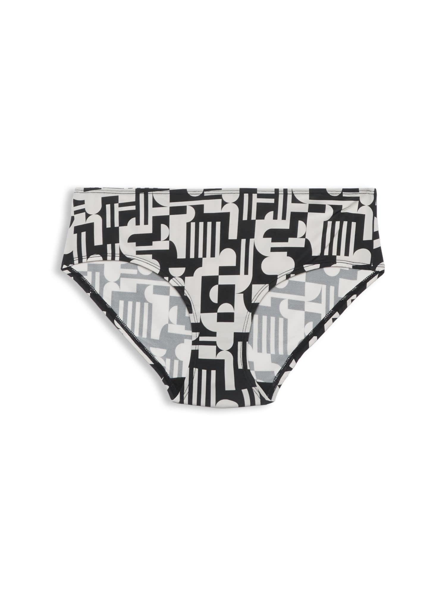 esprit-modern-print-rcs-shorts-f-r-damen-bedruckte-shorts-aus-recyceltem-materia image 1