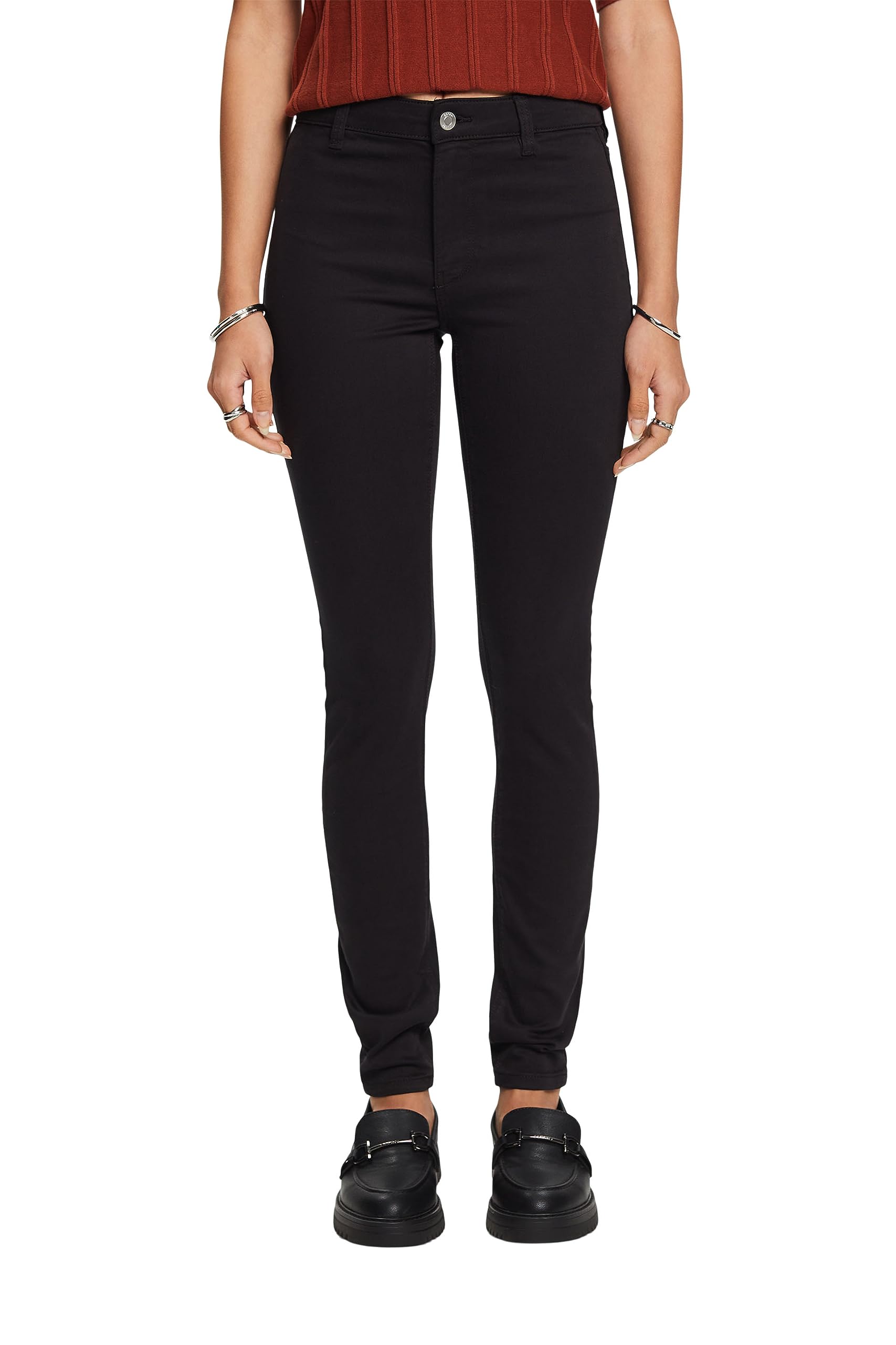 esprit-073cc1b301-damen-hose-mit-gr-engetreuer-passform image 1