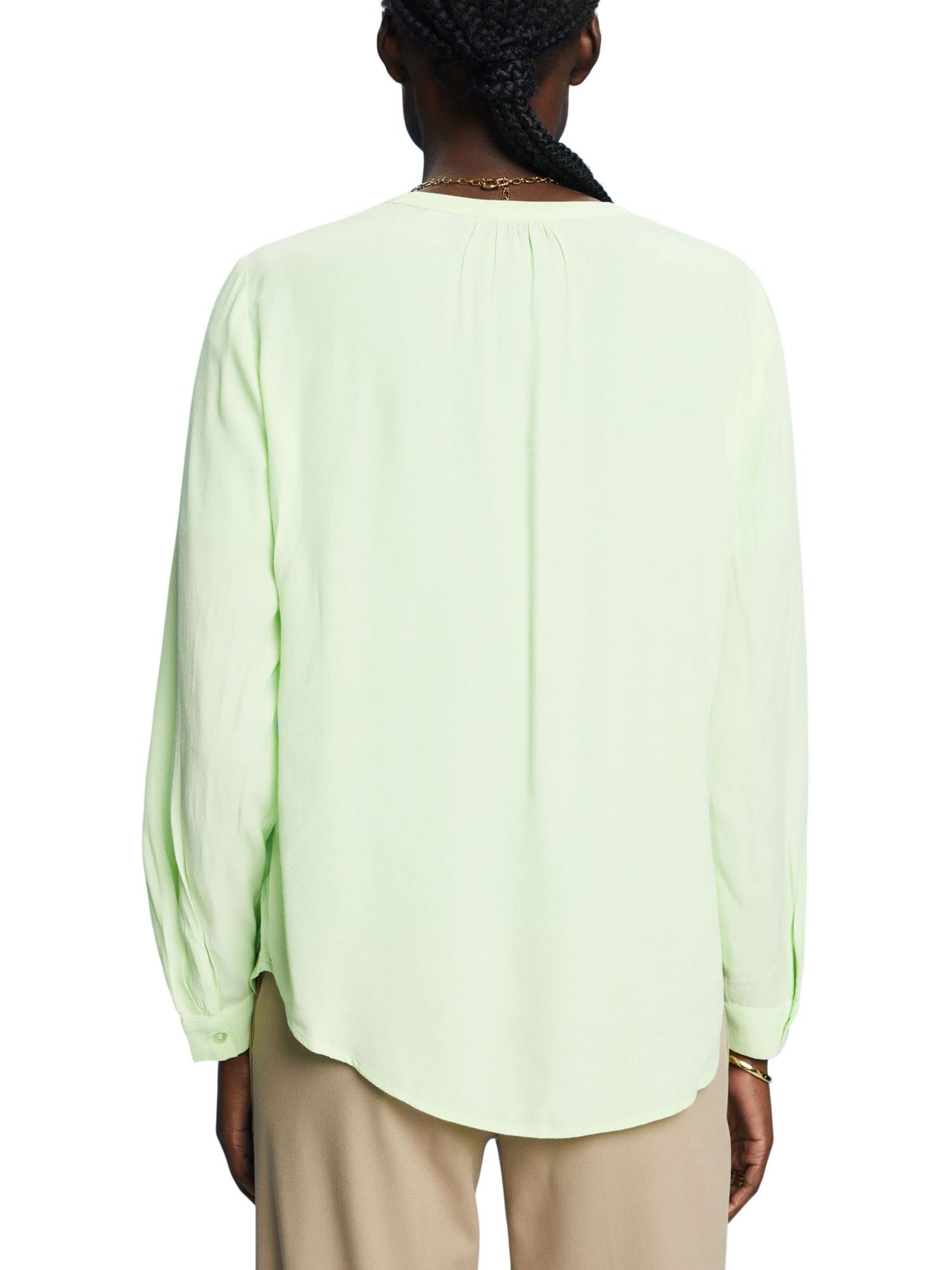 esprit-993ee1f327-damen-bluse-elegante-langarm-bluse-im-1er-pack image 2