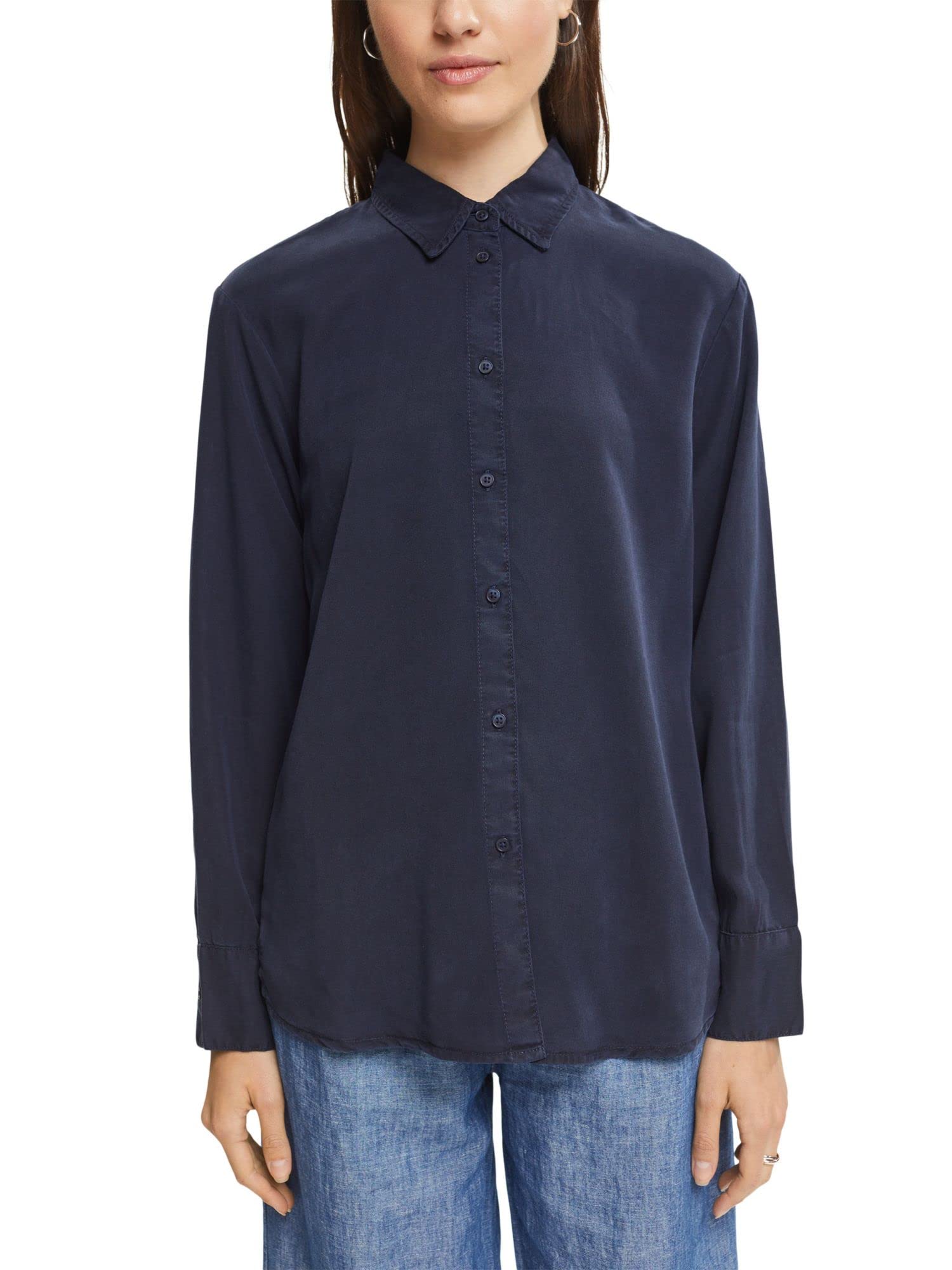 esprit-damen-992ee1f327-bluse-klassische-damenbluse-der-serie-992ee1f327-mit-zei image 2