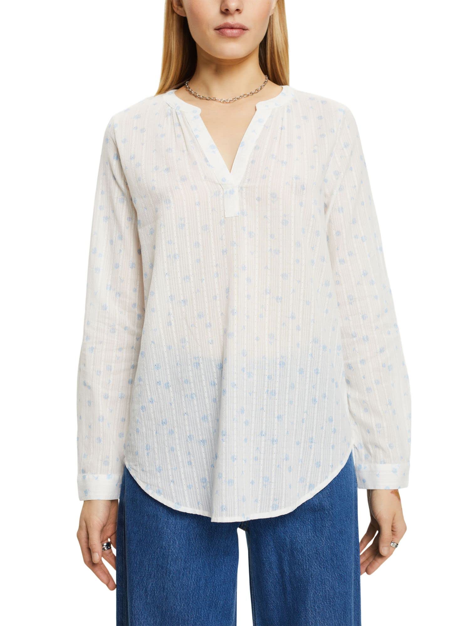 esprit-993ee1f304-damenbluse-klassische-bluse-mitclean-look-und-vielseitigkeit image 2