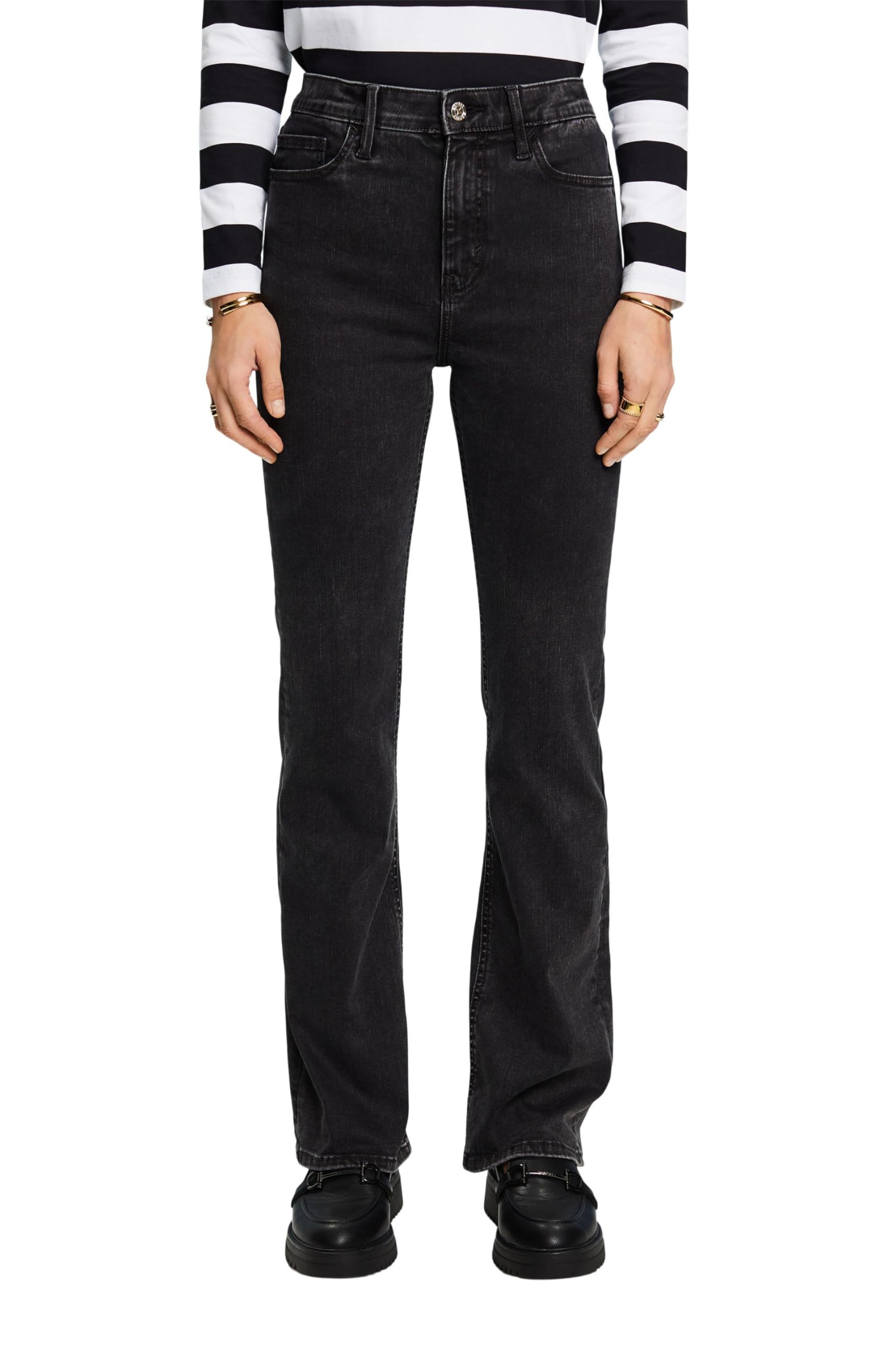 esprit-103ee1b376-damen-hose-bequeme-passform-mit-hoher-bundh-he image 1