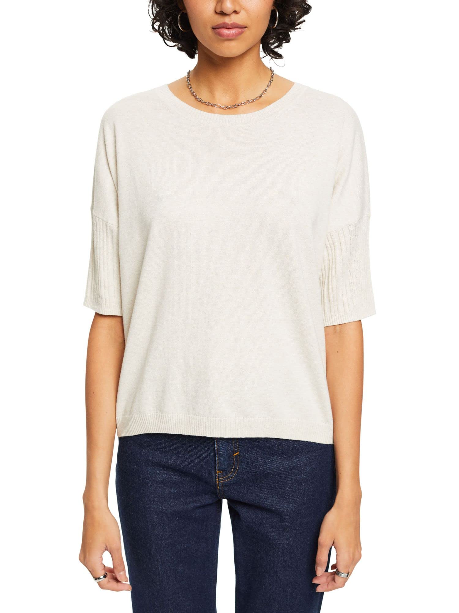 esprit-023ee1i303-damen-pullover-weicher-strickpullover-mit-entspannter-passform image 6