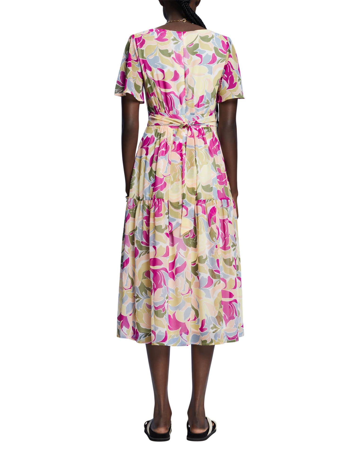 esprit-043eo1e341-damen-kleid-weiches-alltags-und-freizeitkleid-mit-entspannter- image 2