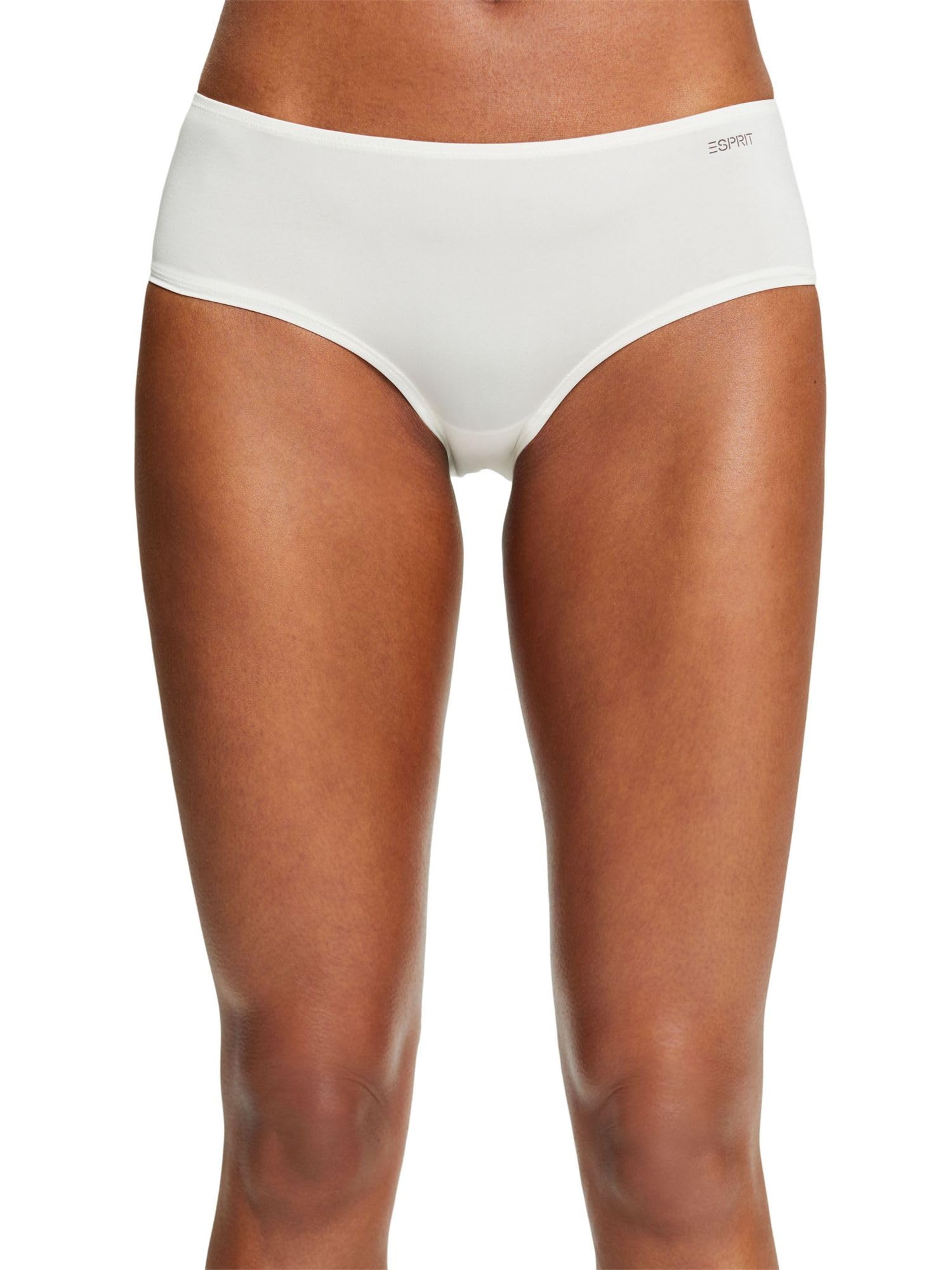 esprit-micro-w-logo-damen-slip-rcs-shorts-panty-nahtlose-microfaser-unterhose-mi image 1