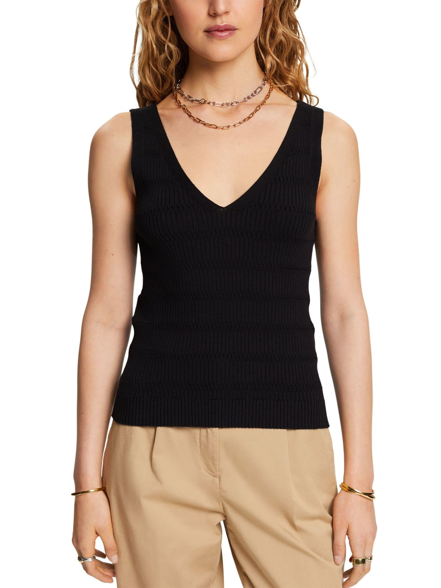 esprit-024ee1i313-damen-pullover-klassischer-strickpullover-mit-entspannter-pass image 6