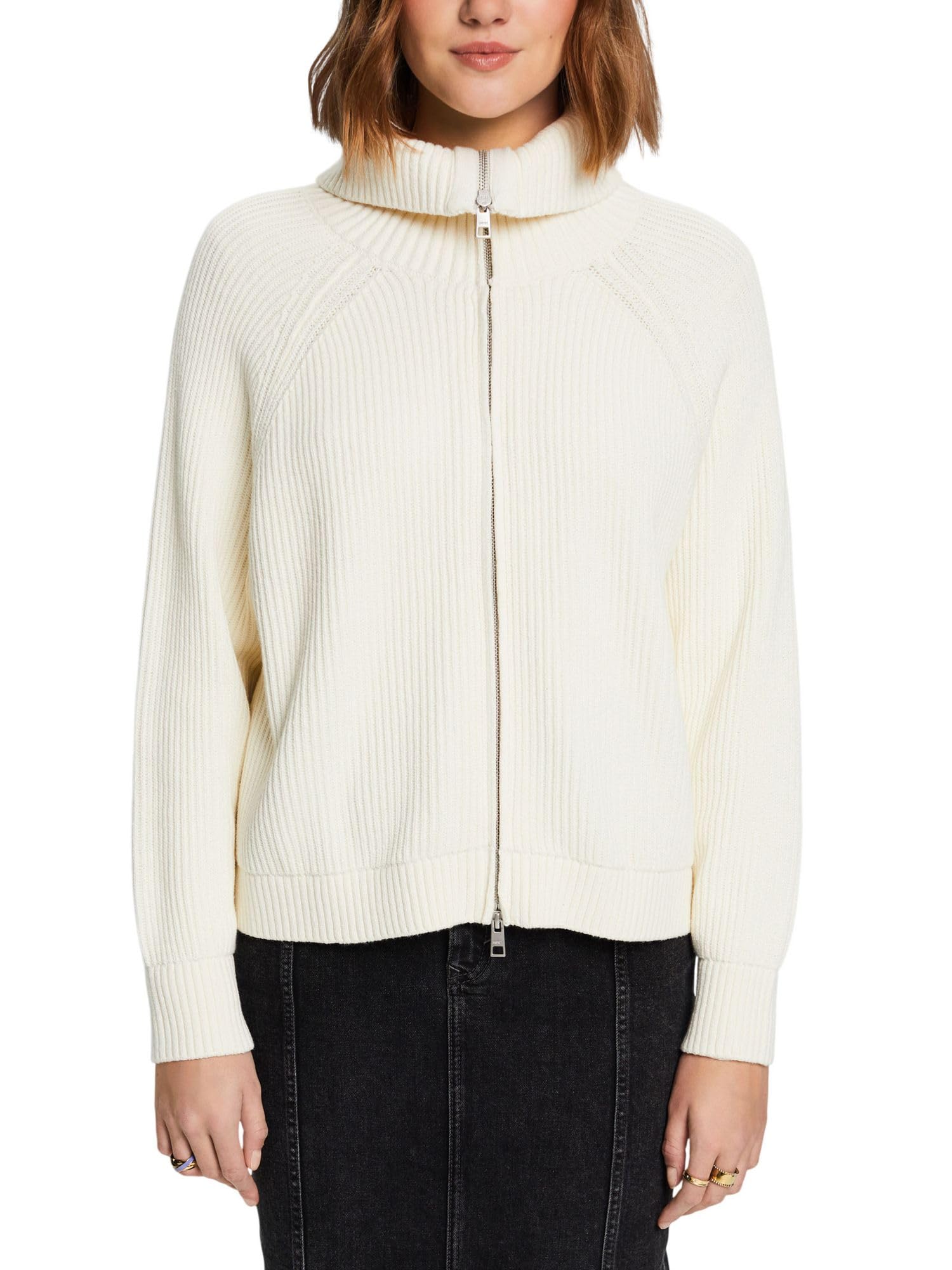 esprit-014ee1i315-damen-strickjacke-strick-cardigan-mit-offener-passform image 6