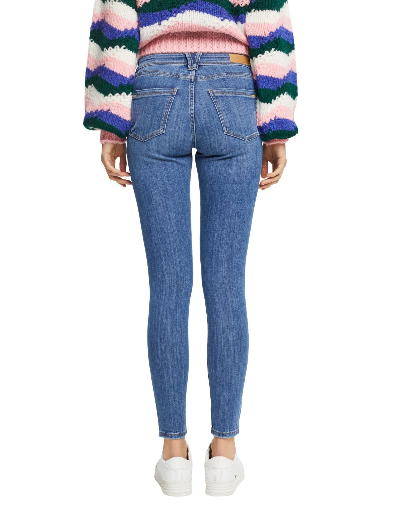 esprit-992cc1b340-damen-jeans-in-blue-medium-wash-classic-jeans-mit-regul-rer-pa image 2