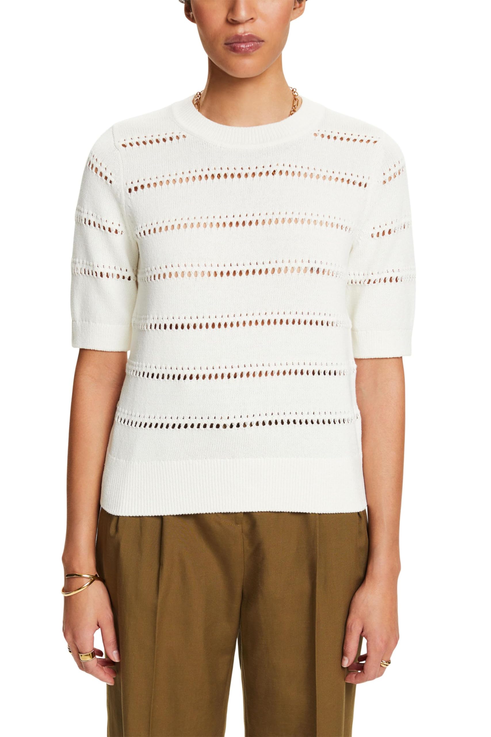 esprit-044ee1i319-damen-pullover-1er-pack-weicher-strickpullover-mit-normaler-pa image 8