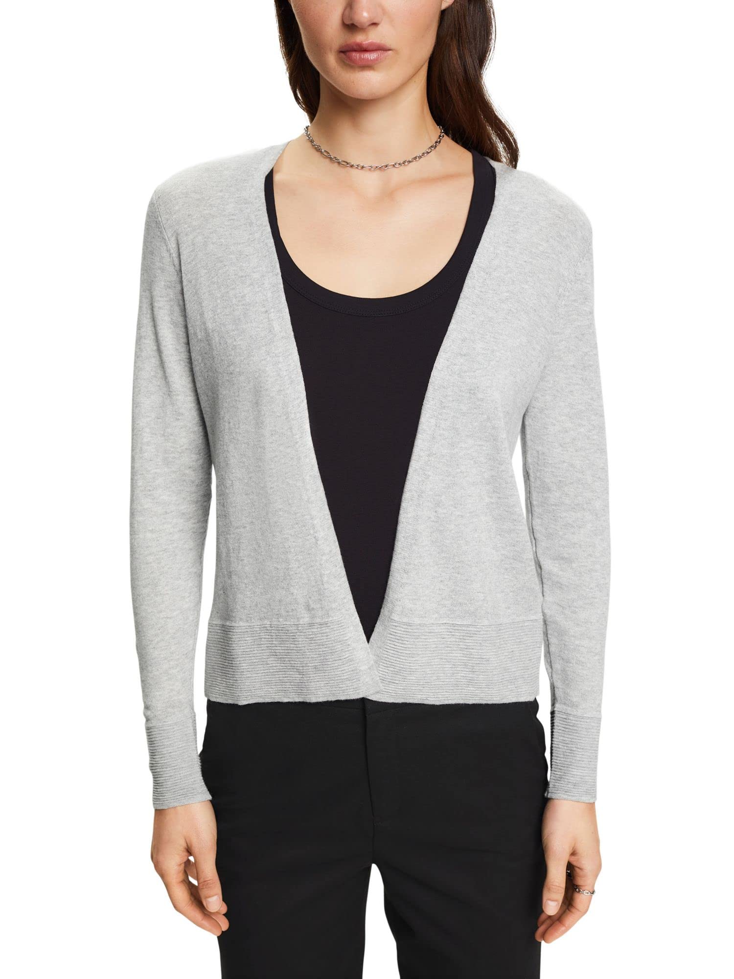 esprit-open-knitted-cardigan-strickjacke-f-r-damen-offener-strick-cardigan-aus-w image 8