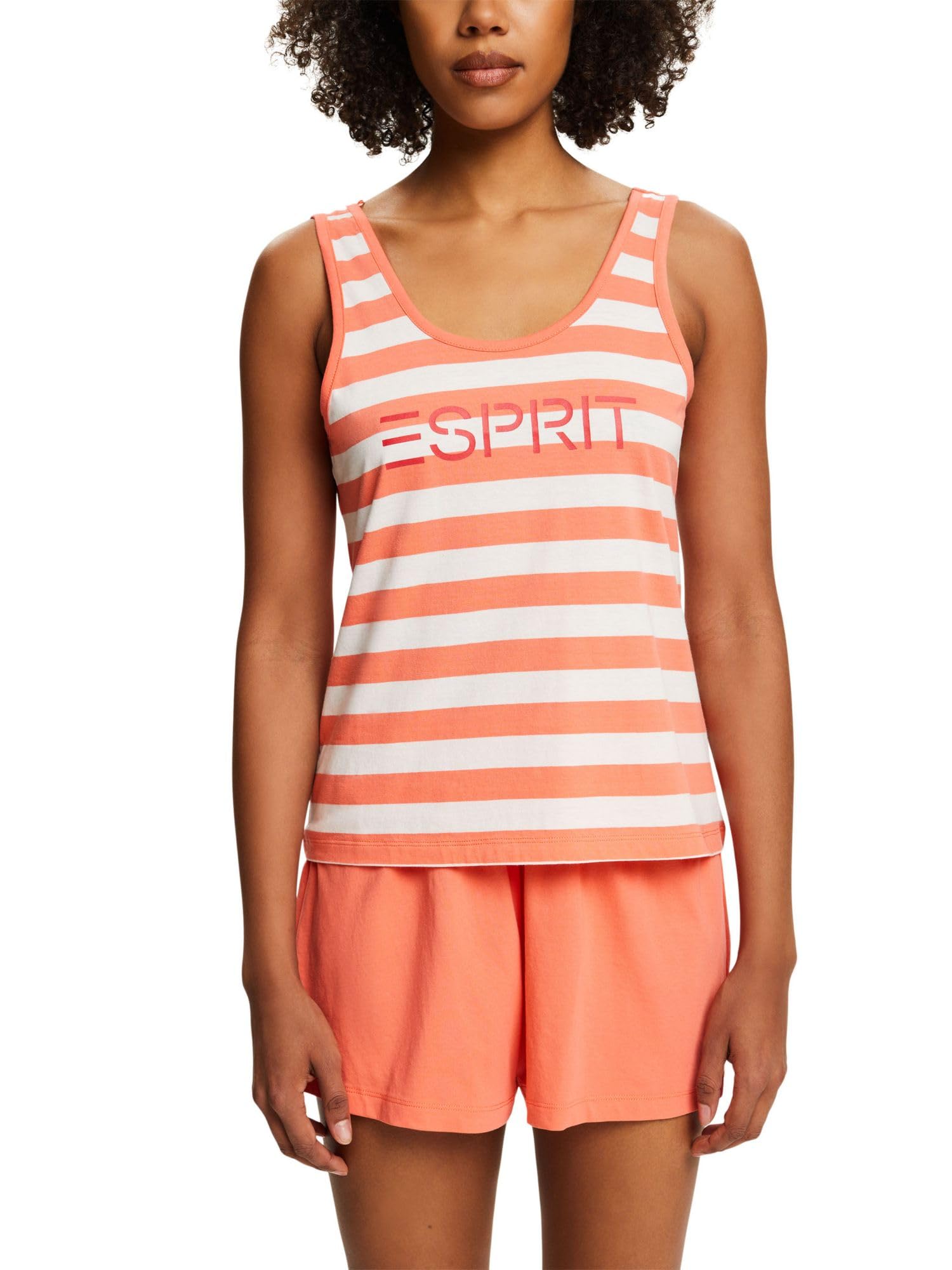 esprit-mia-pyjamaset-top-slg-damen-schlafanzug-set-mit-top-und-shorts image 6