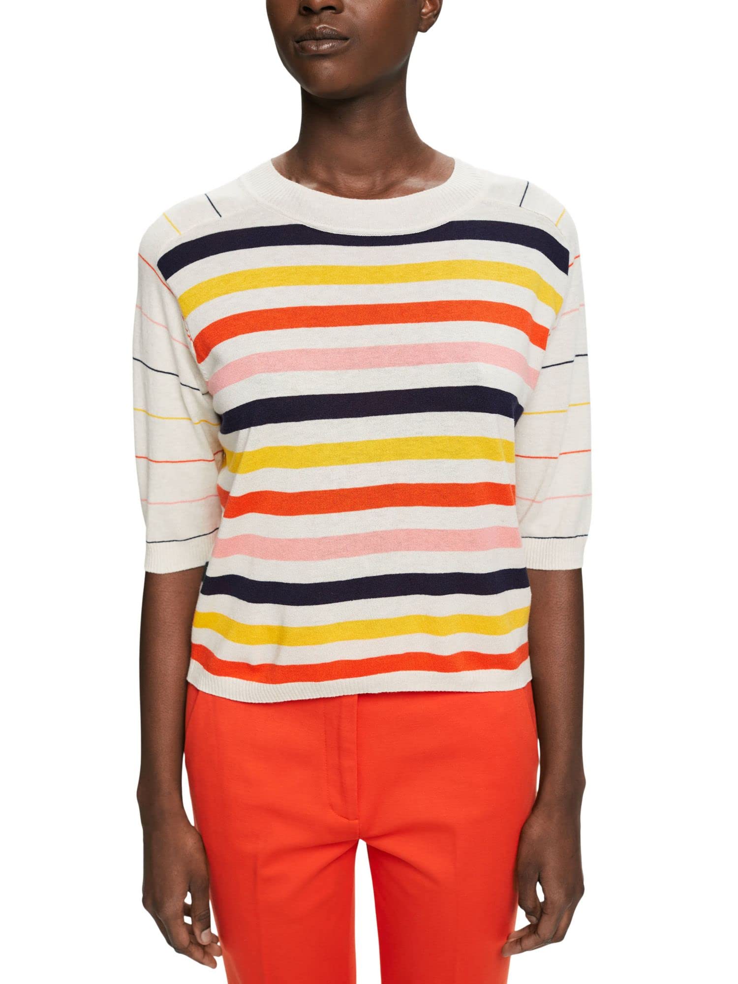 esprit-023ee1i303-damen-pullover-weicher-strickpullover-mit-entspannter-passform image 1