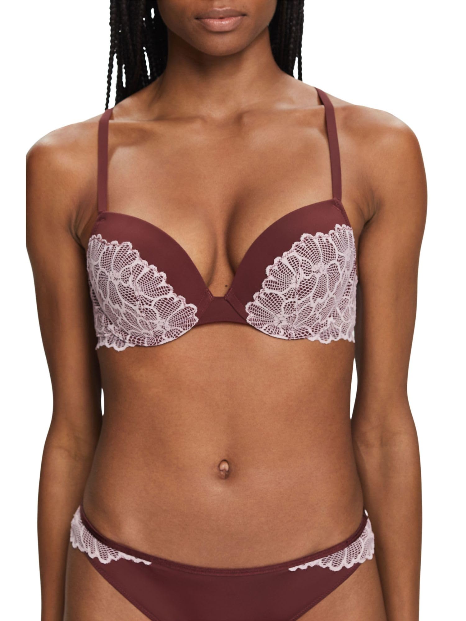 esprit-big-flower-lace-push-up-bh-damen-bh-mit-spitze-und-push-up-effekt image 1