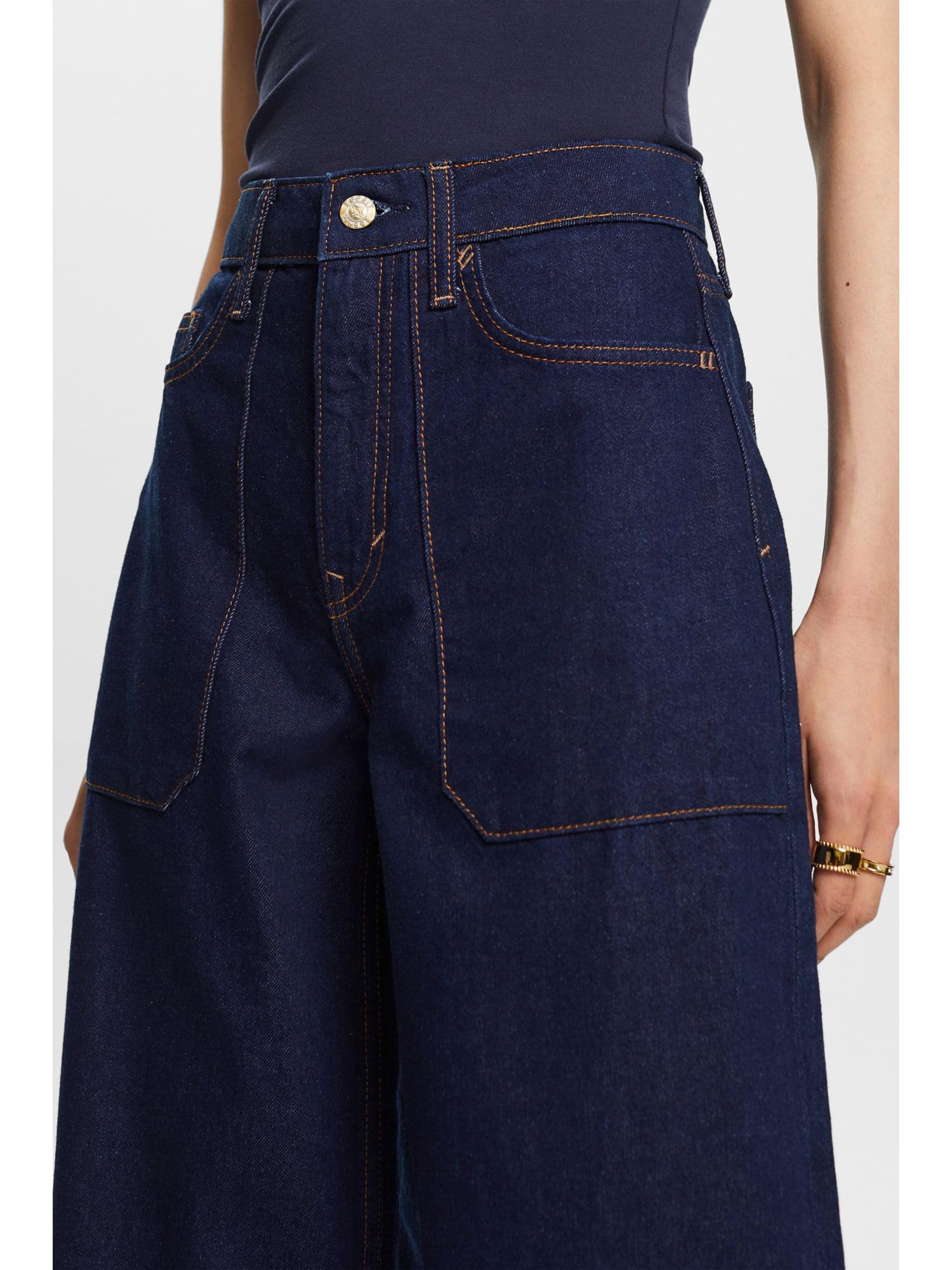 esprit-083cc1b329-damen-jeans-klassische-5-pocket-hose-mit-perfektem-alltagssitz image 4