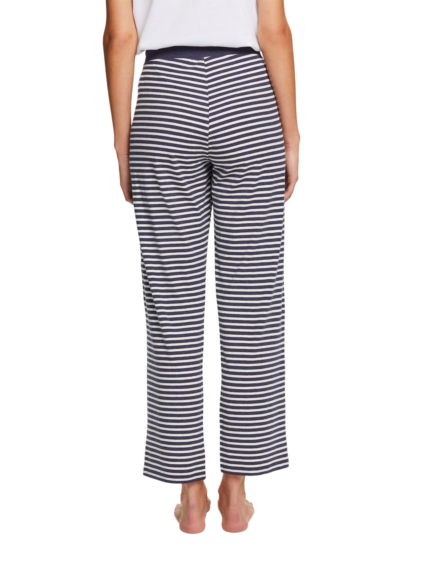 esprit-modern-stripes-damen-pyjamaunterteil-gestreifte-schlafhose-aus-weicher-ba image 2