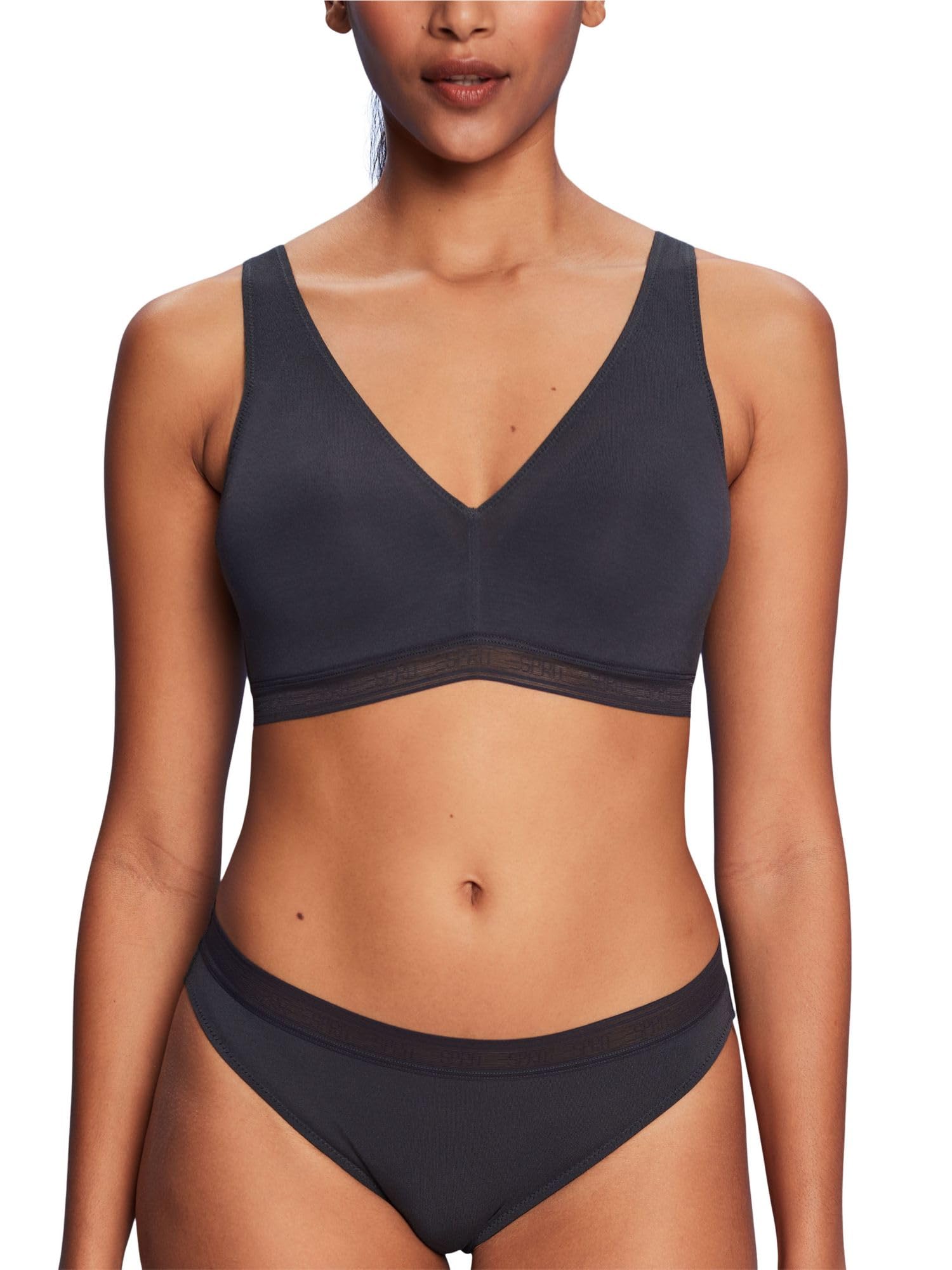 esprit-modal-w-logo-elastic-wireless-damen-gepolsterter-bh-b-gelfreies-soft-pad- image 1