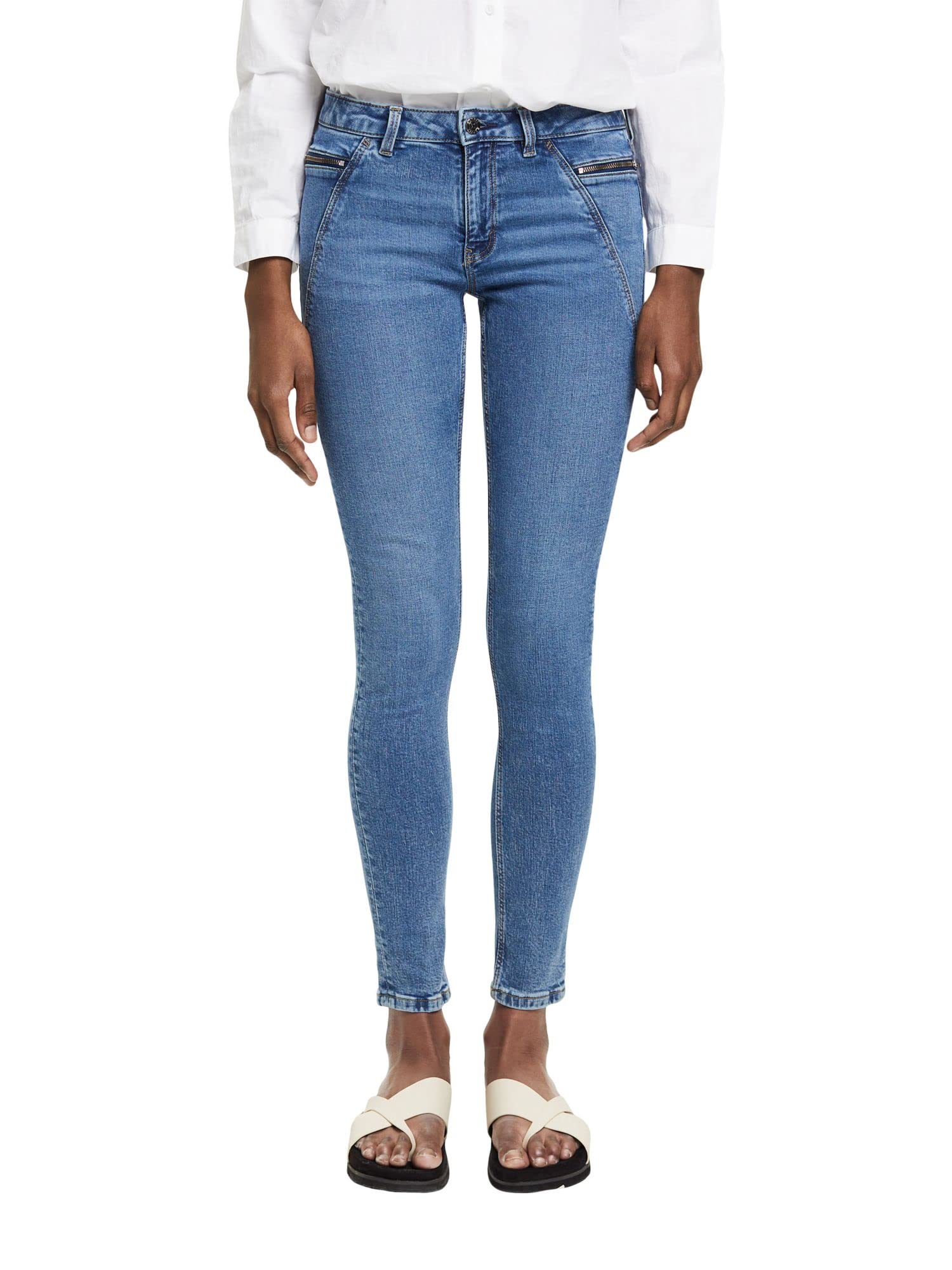 esprit-013ee1b307-damen-jeans-moderne-5-pocket-jeans-mit-bequemer-passform image 6