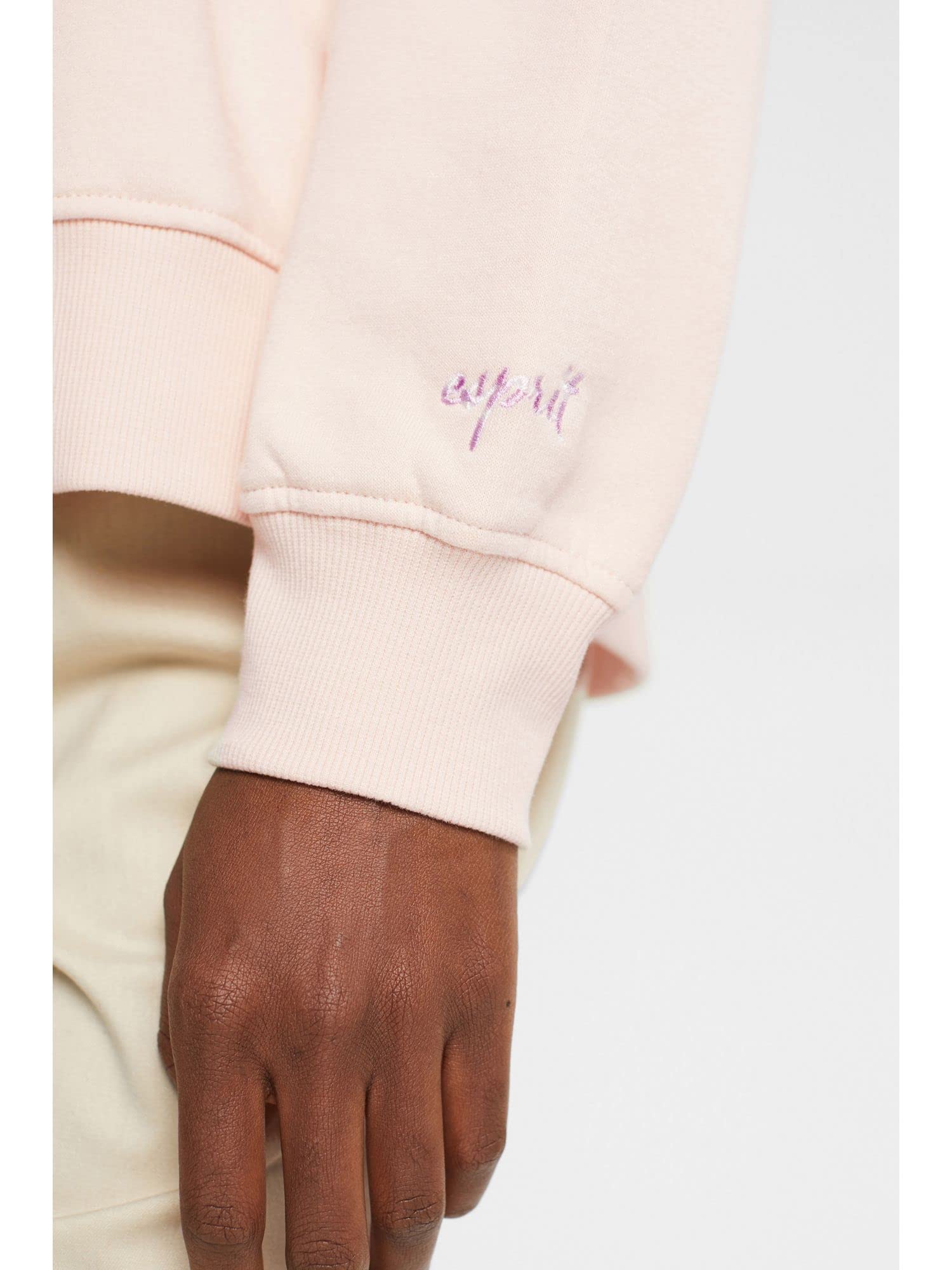 esprit-993ee1j307-sweatshirt-f-r-damen-pastel-pink-pullover-mit-bequemer-passfor image 4