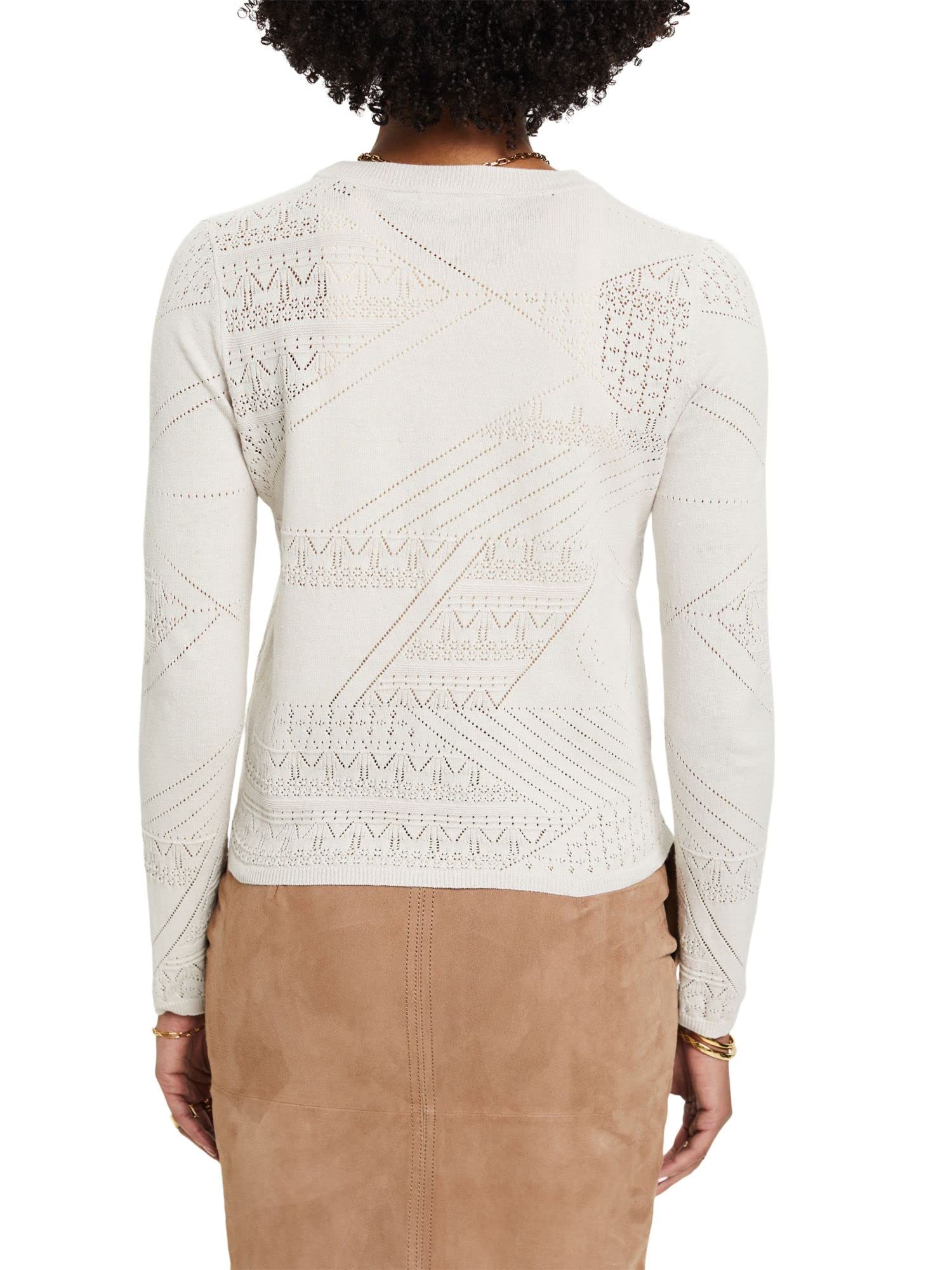 esprit-033eo1i305-damen-strickjacke-klassische-strick-cardigan-mit-entspanntem-k image 2