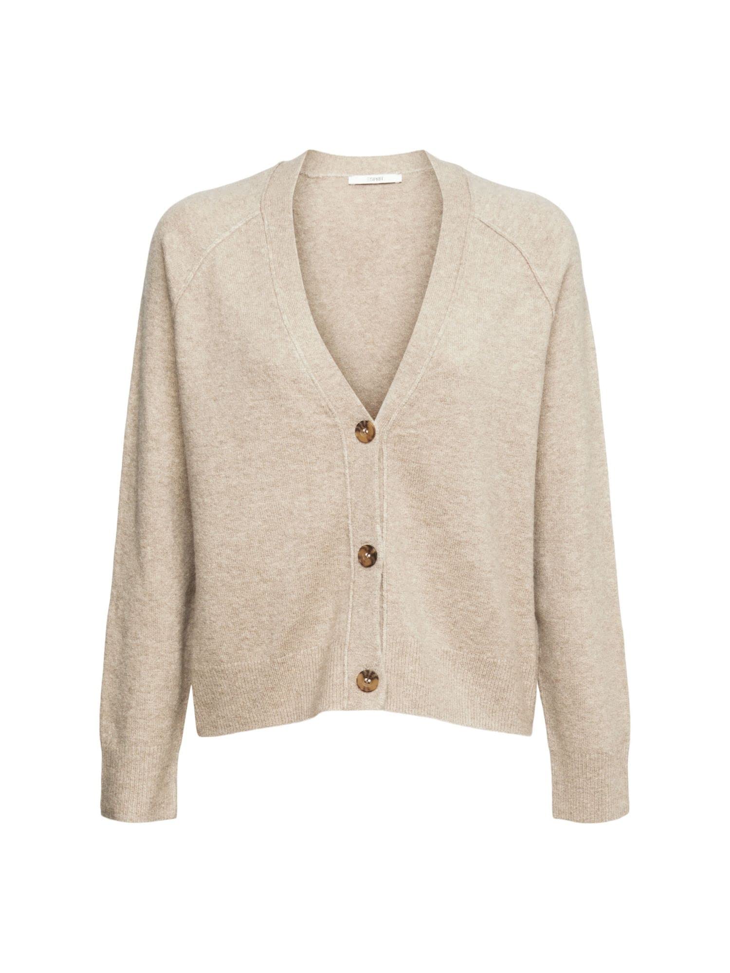 esprit-993ee1i330-damen-strickjacke-weiche-nicht-kratzige-strickjacke-in-gr-enge image 1