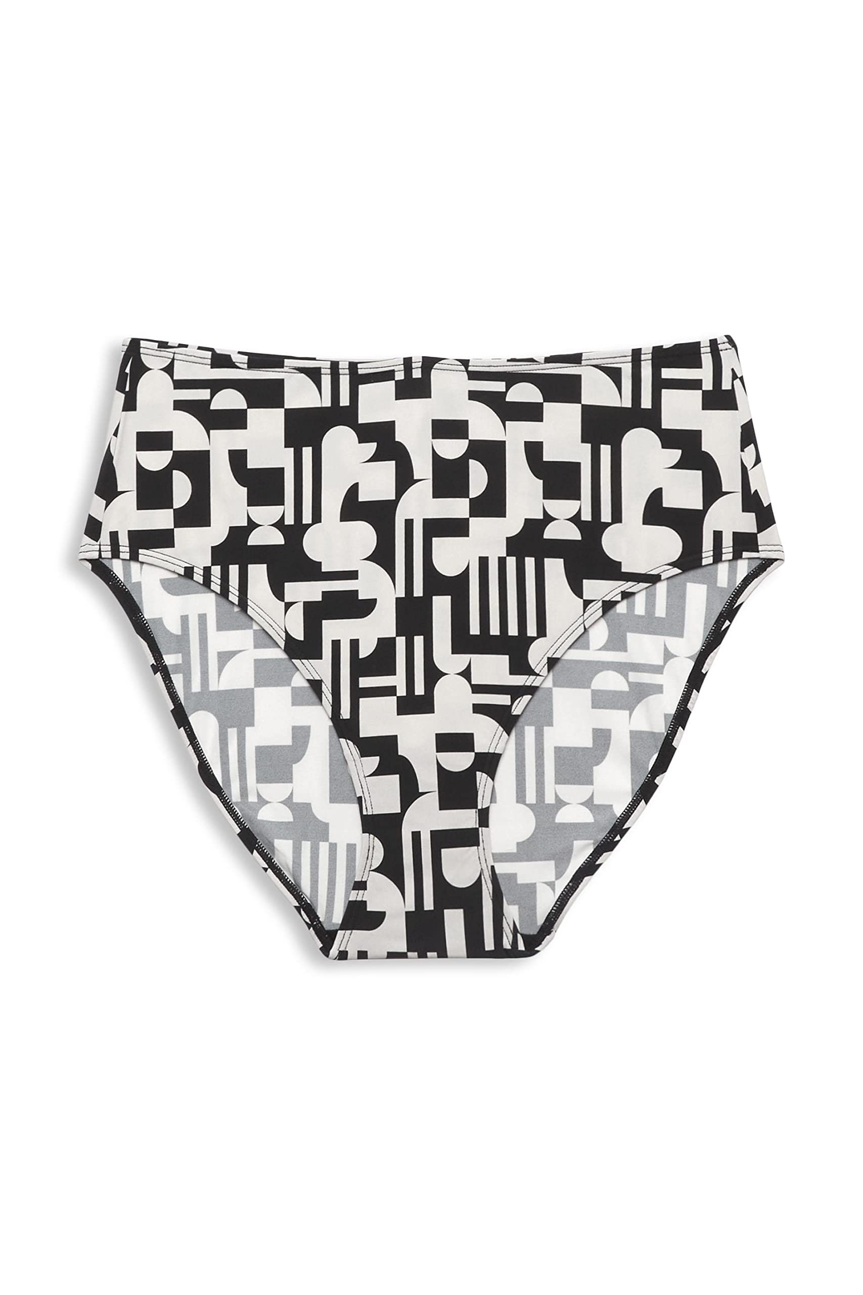 esprit-modern-print-rcs-damen-h-ft-slip-high-waist-brief image 4