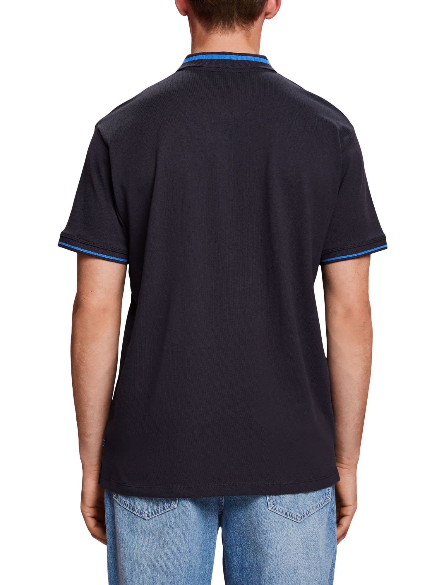 esprit-043ee2k322-herren-polohemd-poloshirt-in-400-navy-gr-e-xs image 2