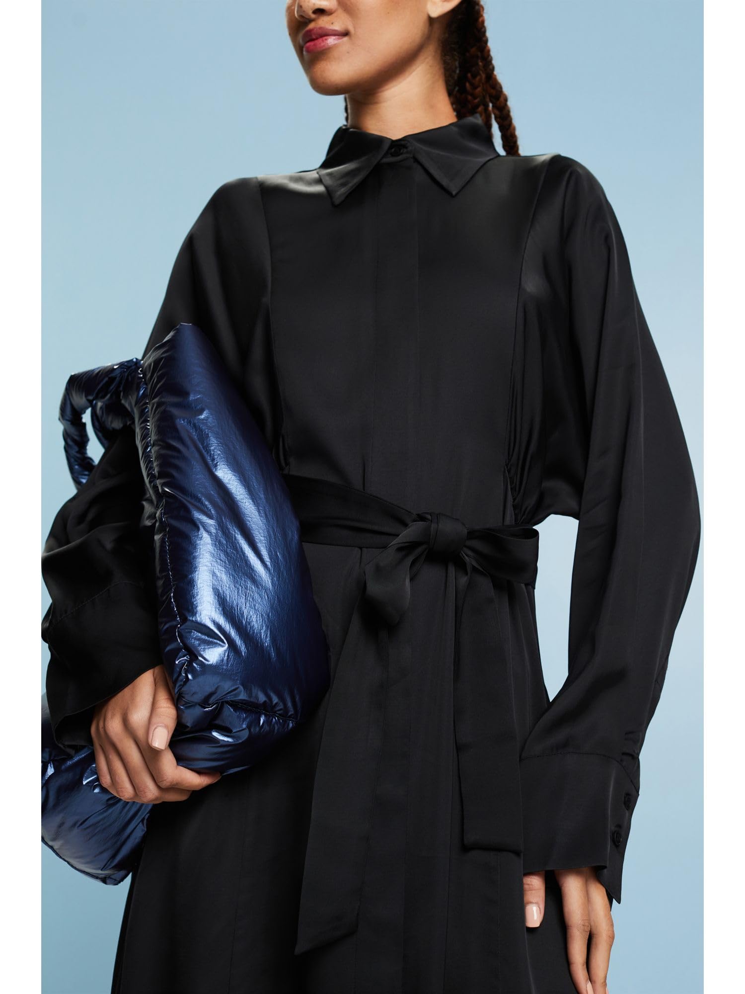 esprit-103ee1e331-damen-kleid-elegantes-midikleid-mit-klarer-passform-und-vielse image 4