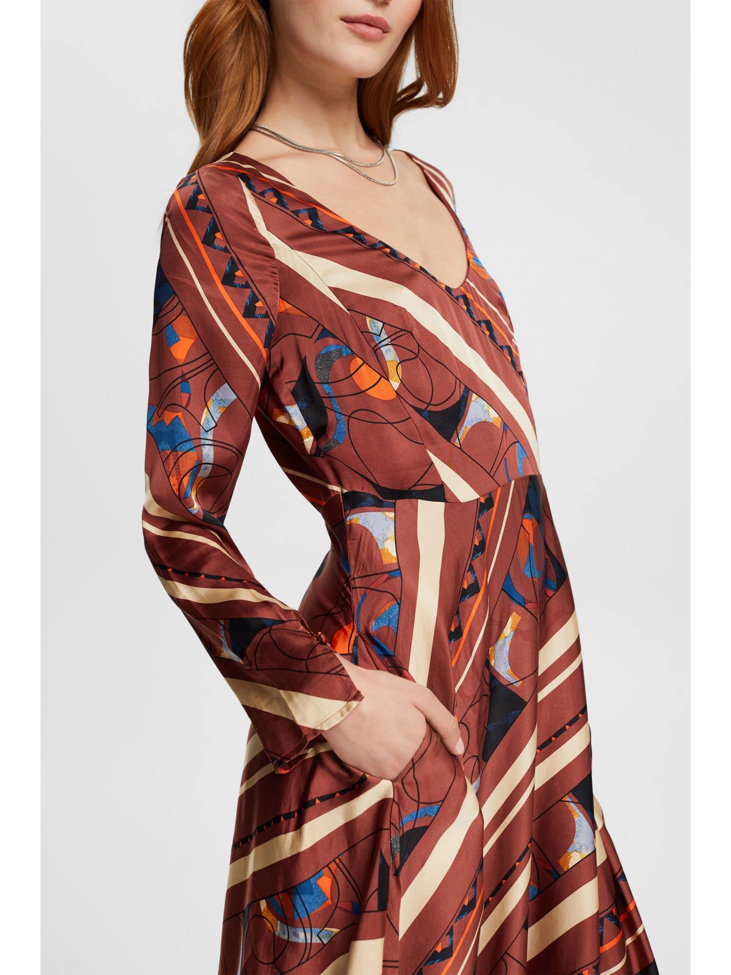 esprit-092eo1e318-damen-kleid-klassisches-markenkleid-mit-femininer-passform image 5
