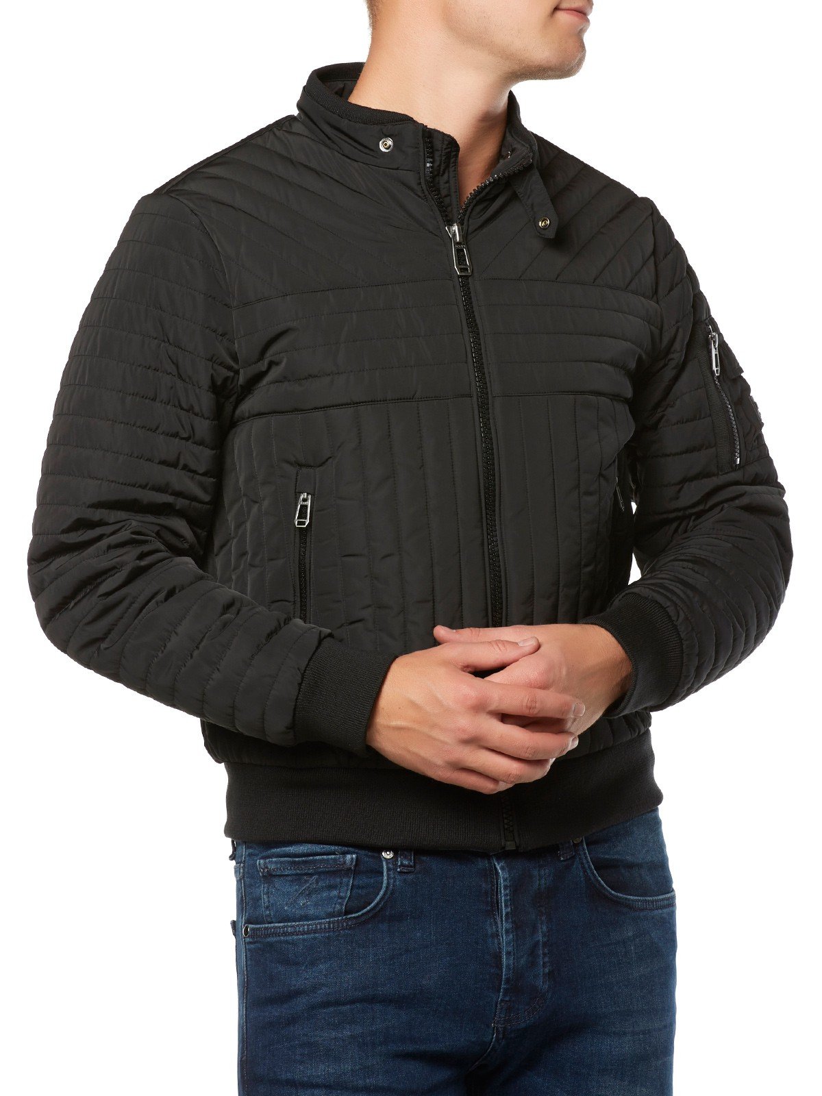 joop-mason-herren-steppjacke-stehkragen-mit-druckknopf-schwarz-gr-52 image 1