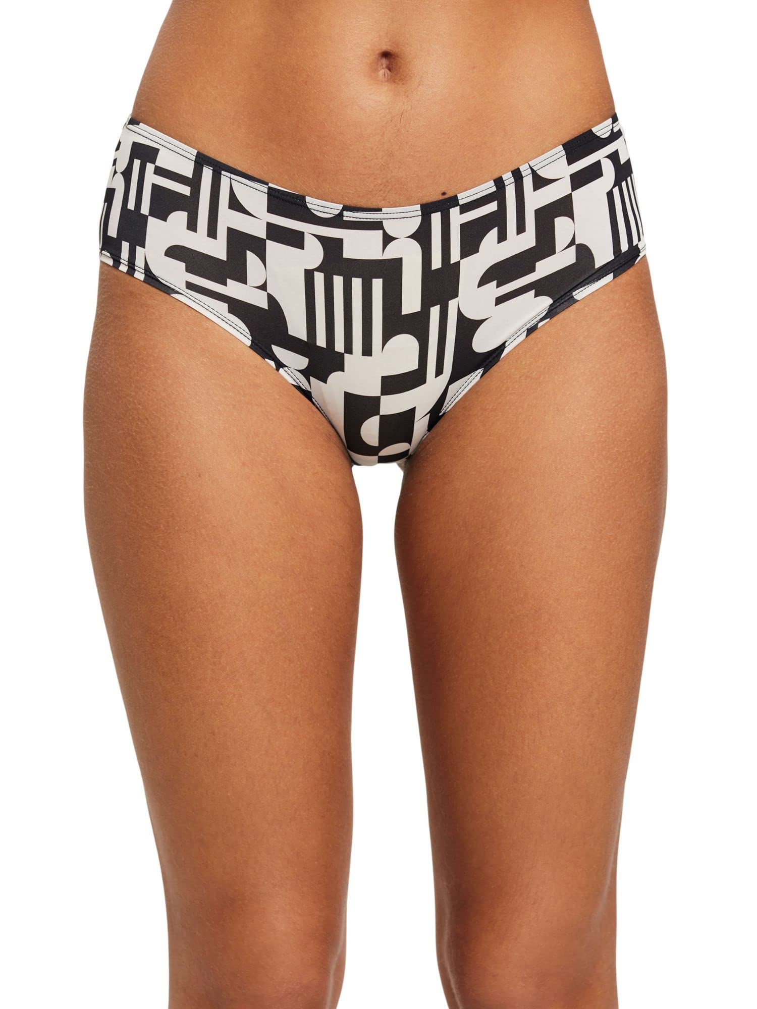 esprit-modern-print-rcs-shorts-f-r-damen-bedruckte-shorts-aus-recyceltem-materia image 2